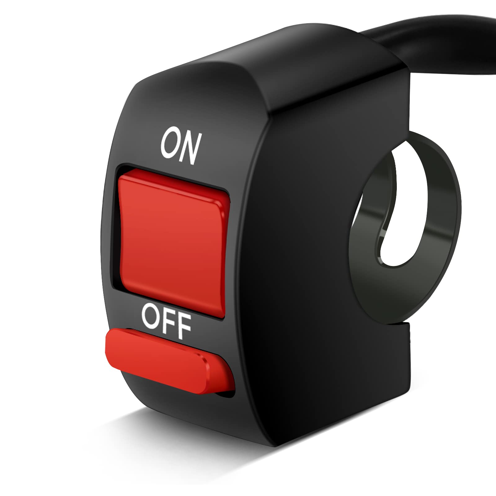 Belinous 7/8'' Handlebar On/Off Switch For Motorcycle Dirt Bike Atv Led Headlight Light Bar Driving Running Brake Lights