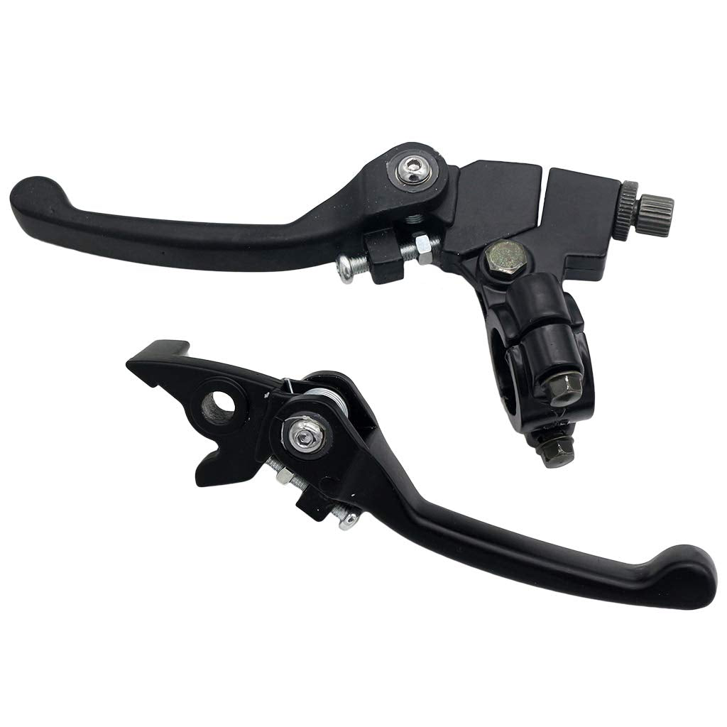 Cncmotok Black Folding Aluminum Clutch Brake Lever For 22Mm 7/8 Inch Handlebar 110Cc 125Cc 140Cc Ttr 125Cc Ssr Xmotos Apollo 125 Pit Dirt Bike Motorcycle