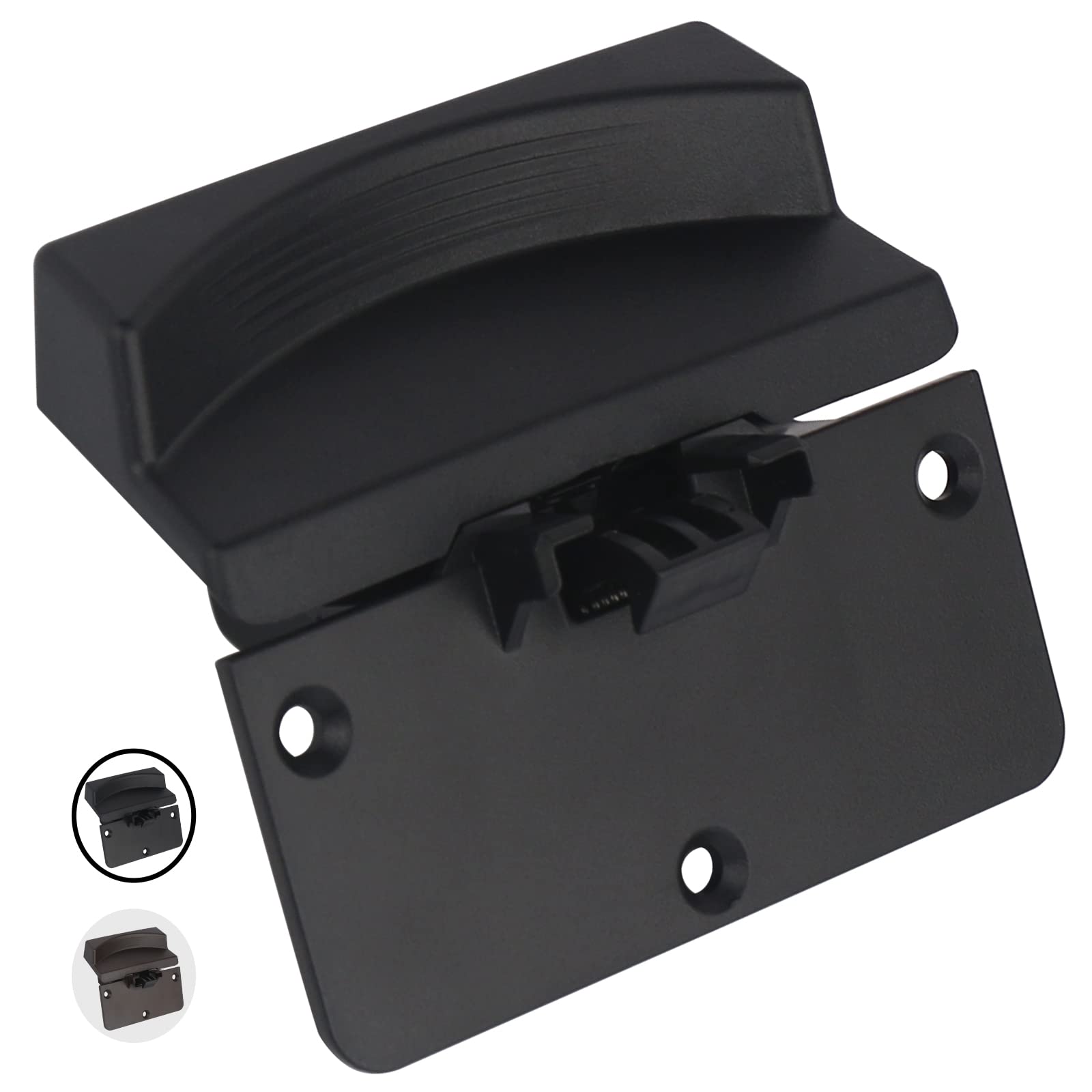 TQPONLY Center Console Armrest Latch for 2013-2018 Dodge Ram 1500 2500 3500 4500 5500 - Black Lower Latch Replacement 5