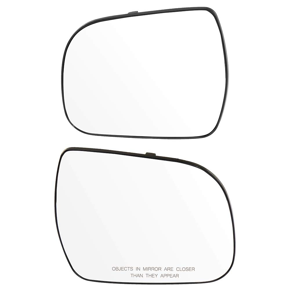 Scitoo Side View Mirror A Pair Of Mirror Glasses Door Mirror Glass Fit For Toyota Sienna 2011 2012 2013 2014 Chrome Heated