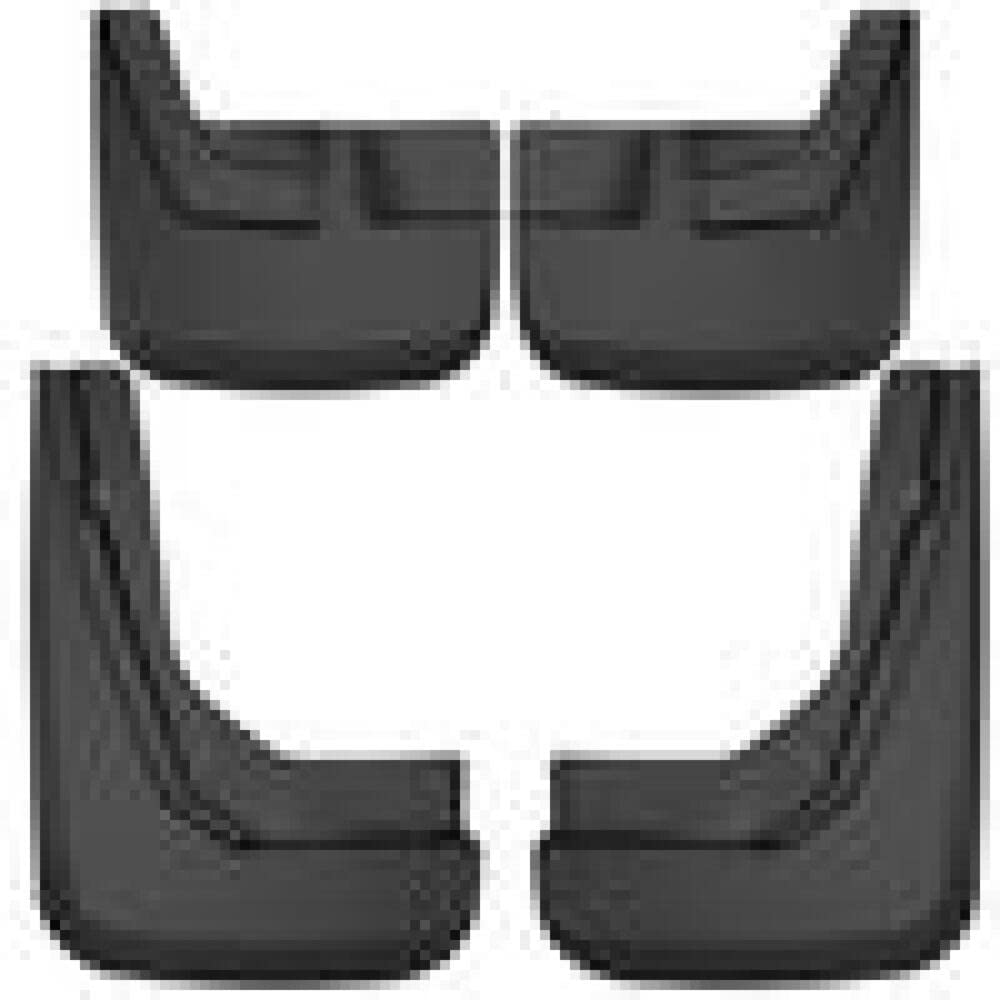 Husky Liners — Front & Rear Mud Guards | Fits 2021-2024 Chevrolet Suburban, Tahoe, Gmc Yukon, Yukon Xl (Without Power Deploying Running Boards) - Black, 4 Pc | 58246