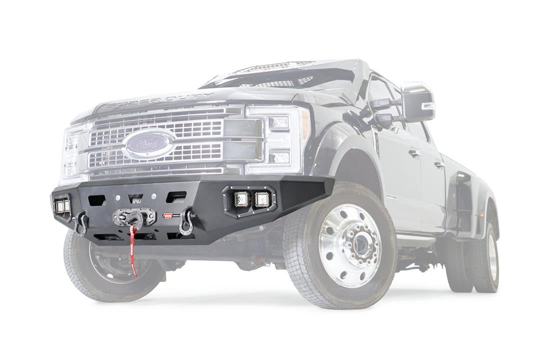 Warn 107181 Ascent Hd Front Bumper, Fits: Ford Sd F450 & F550 (2017-2021)
