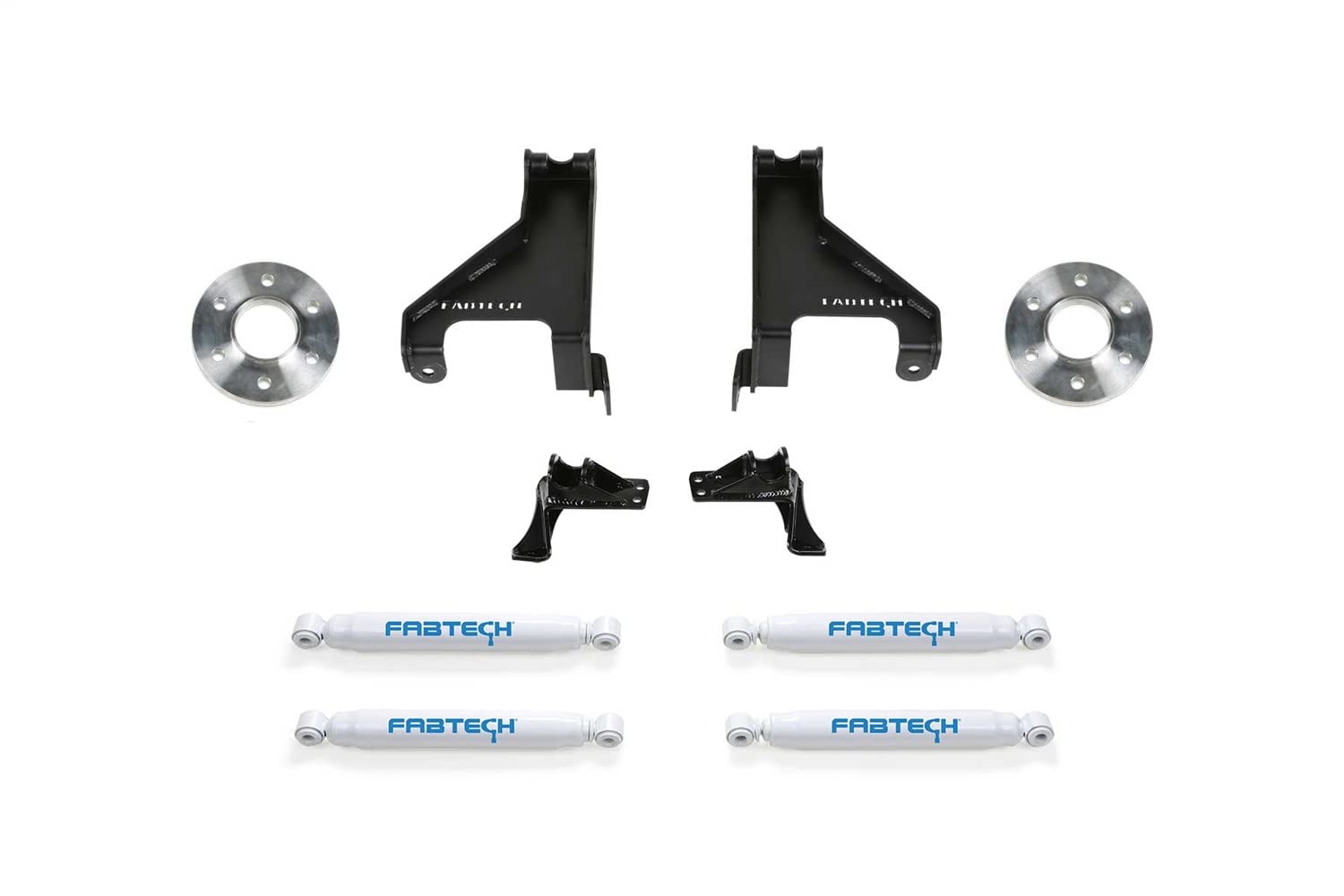 Fabtech Aux Shock Kit With Perf Shks 2015-21 Sprinter 3500 4Wd K9012