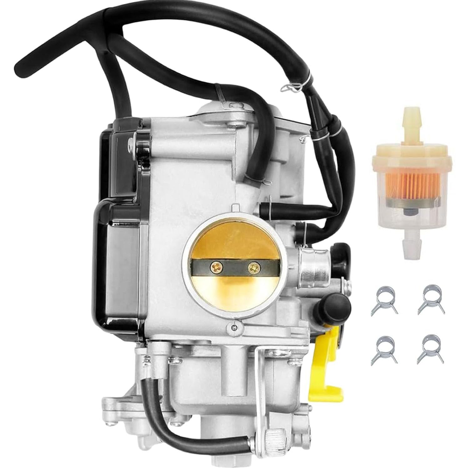 Trx400 Carburetor Fits 1999-2008 Honda Sportrax 400 Trx400Ex 2X4, 2001-2015 Honda Sportrax Trx400, 2009-2014 Honda Trx400X, 1999-2000 Honda Fourtrax Trx400 Replaces# 16100-Hn1-013, 16100-Hn1-A43