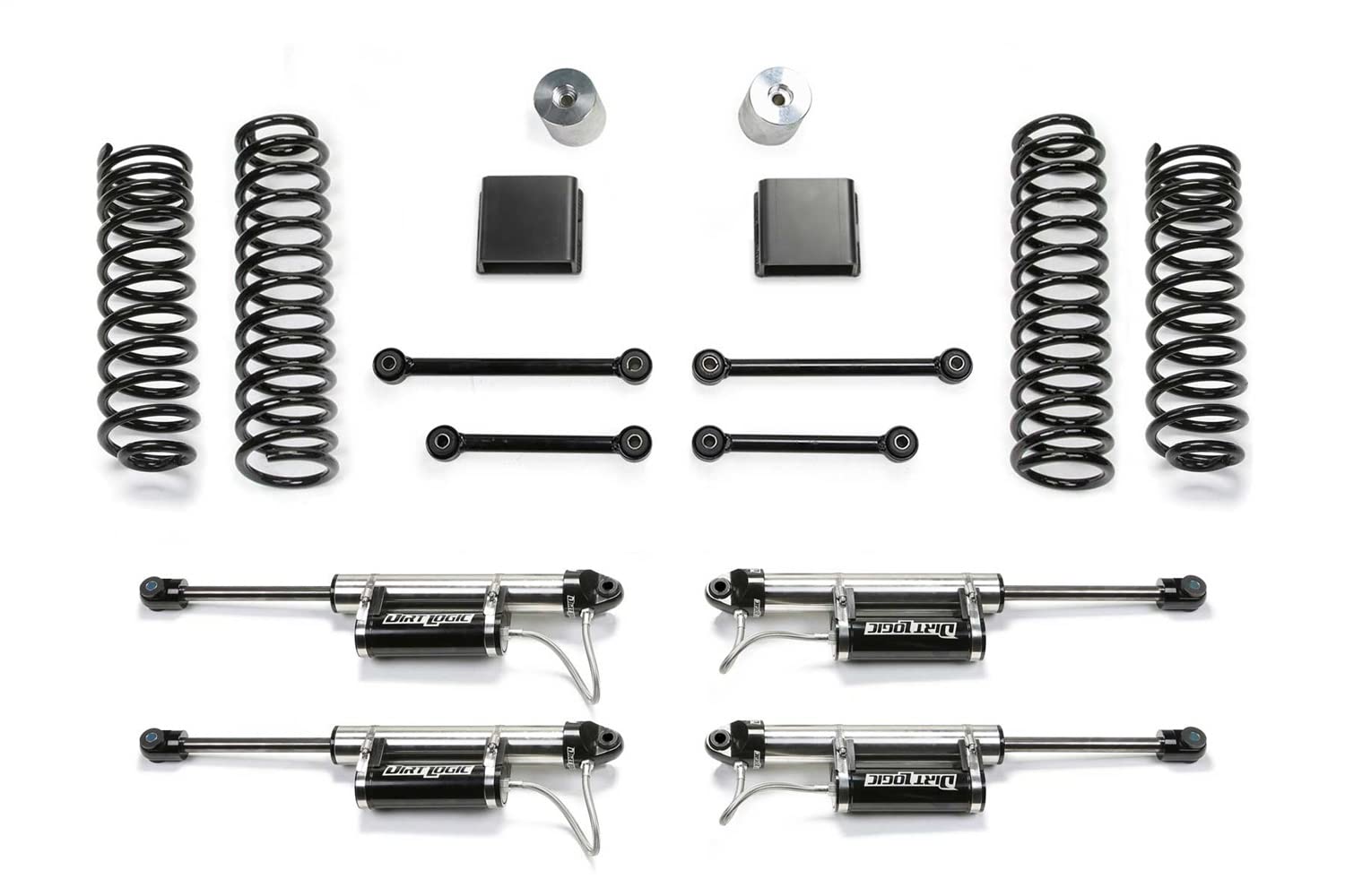 Fabtech - 20-21 Jeep Jt 4Wd Diesel 3In Sport Ii System W/Dlss Resi (K4194Dl)