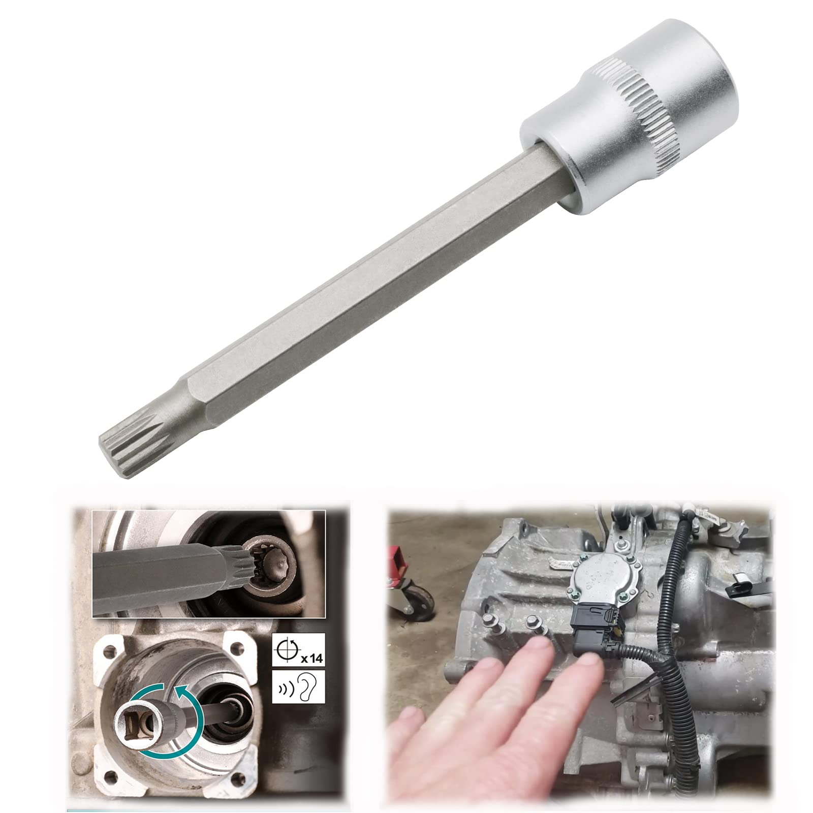 Reluxgo Dsg Gearbox Clutch Motor Electromechanical Unit Unlocking Tool For Ford Dps6 / 6Dct250 Focus Car Motors Transmission Ford Focus Dps6 Clutch Reset Actuator Tool