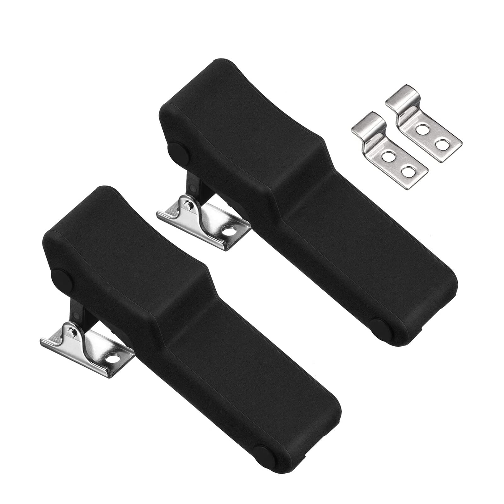 Front Storage Rack Rubber Latch, 2Pcs Flexible Rubber Draw Latch With Stainless Steel Cage And Bracket Fit For Polaris Sportsman 450 570 850 Hawkeye Touring Etx 7081927