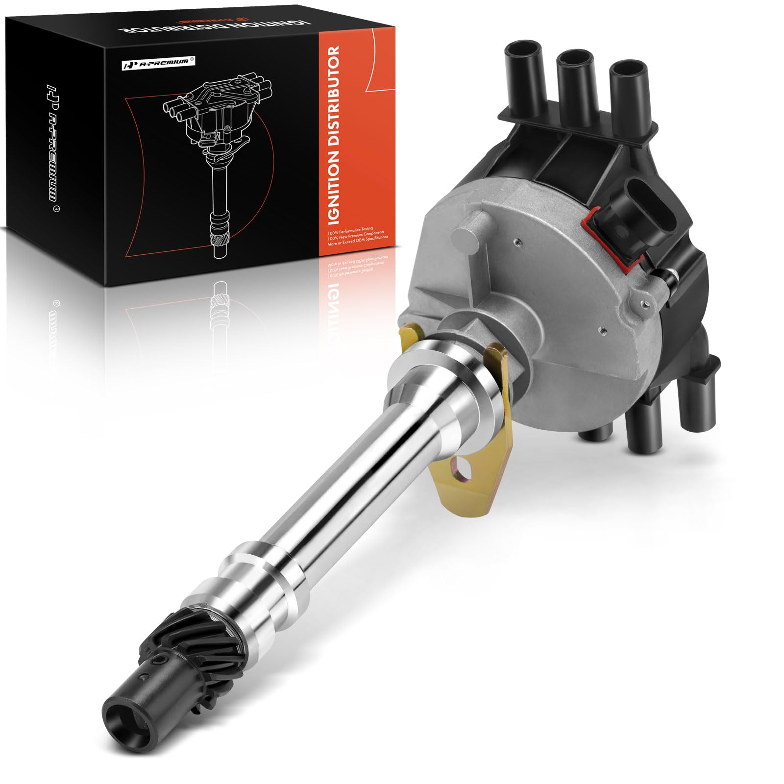 A-Premium Ignition Distributor With Cap & Rotor - Compatible With Chevy, Gmc, Isuzu & Olds Vehicles - 4.3L V6 - Silverado 1500, Express, Sierra 1500, Savana, Astro, Blazer, Bravada, Safari - 1996-2007