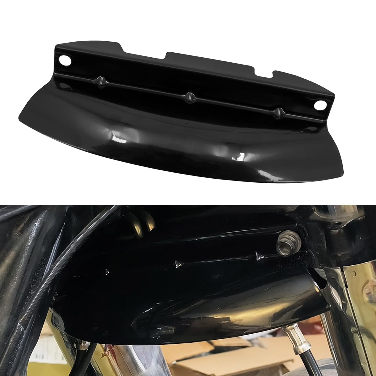 Hdbubalus Motorcycle Lower Triple Tree Wind Deflector Fit For Harley Touring Electra Glide Road Glide Road King Street Glide 2014-2023