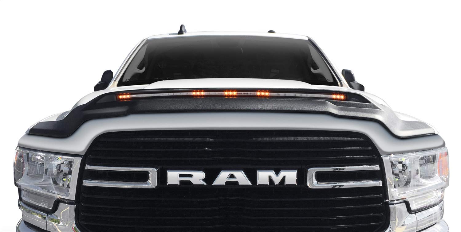 Auto Ventshade [Avs] Aeroskin Lightshield Hood Protector | Fits 2019 - 2024 Chevrolet Silverado 1500, 2022 Ltd, Old Body (Does Not Fit Zr2, Custom Trail Boss & Lt Trail Boss) | Textured Black - 753189