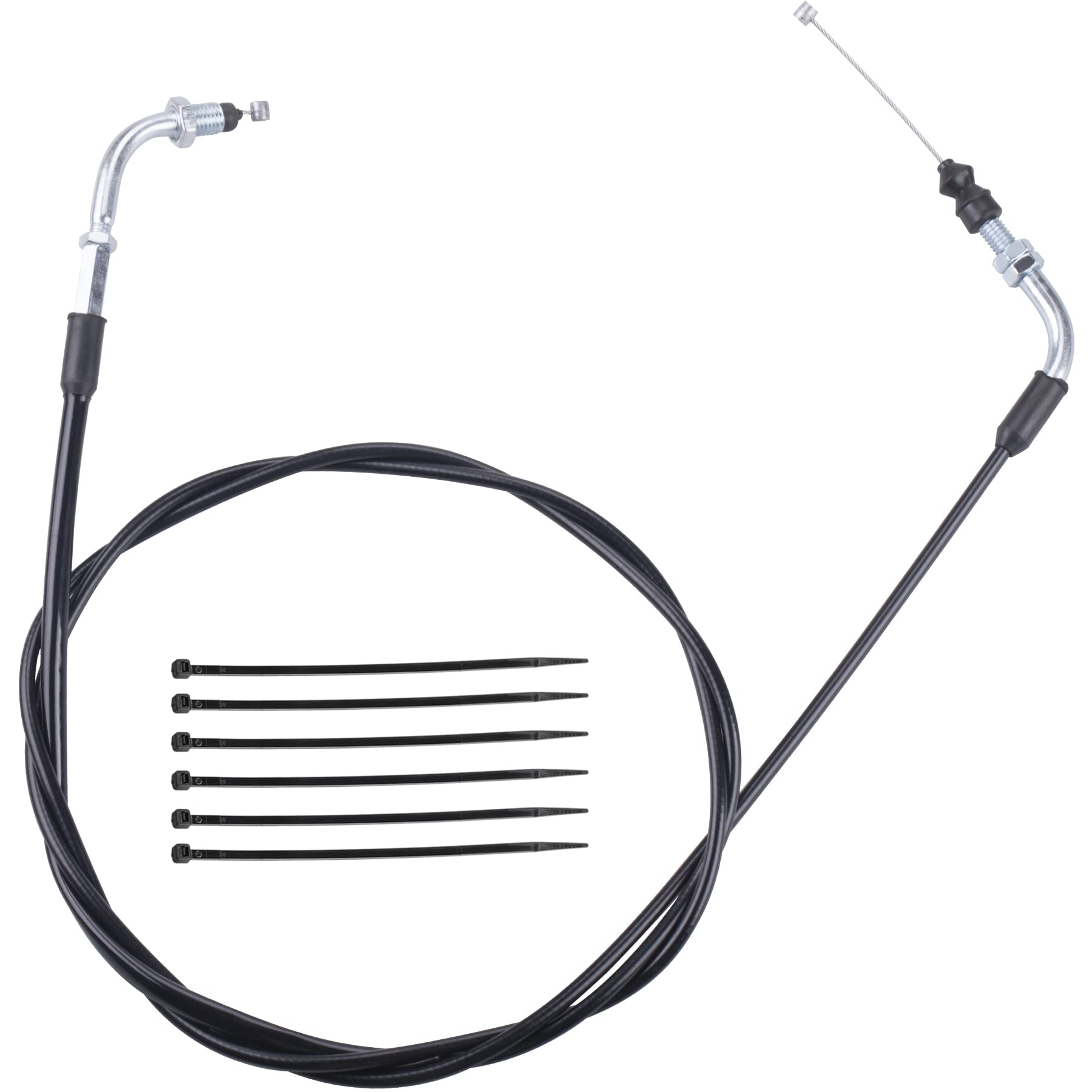 Mrelc 78' Throttle Cable Gas Cable Compatible With Gy6 50Cc 150Cc Qmb139 Chinese Roketa Jonway Taotao Nst Vip Future Champion Lacer Peace Wildfire Bws Scooter Moped Parts