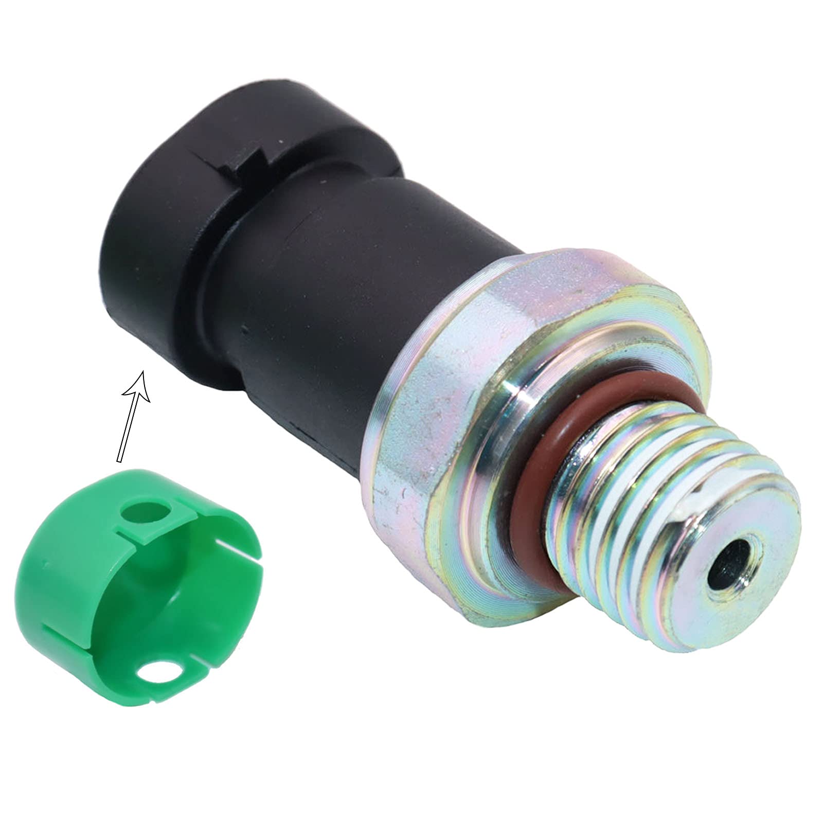KEJSTED Oil Pressure Sensor Switch D1843A Compatible with Chevy GMC Buick Cadillac Silver Unit 12635957 12570964