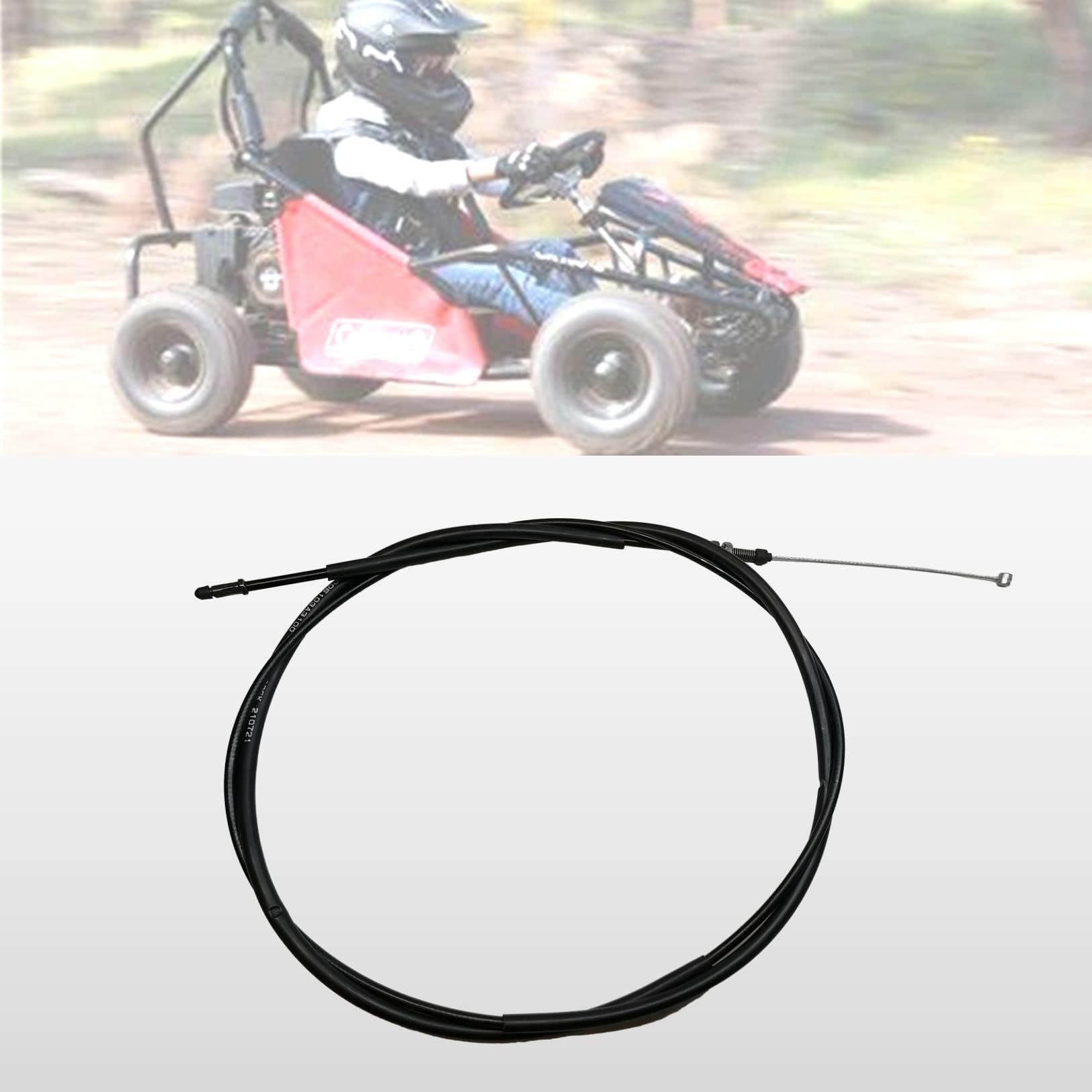 Ck100 73' Go Kart Throttle Cable For Coleman Ck100-S Sk100 100Gk Model Parts