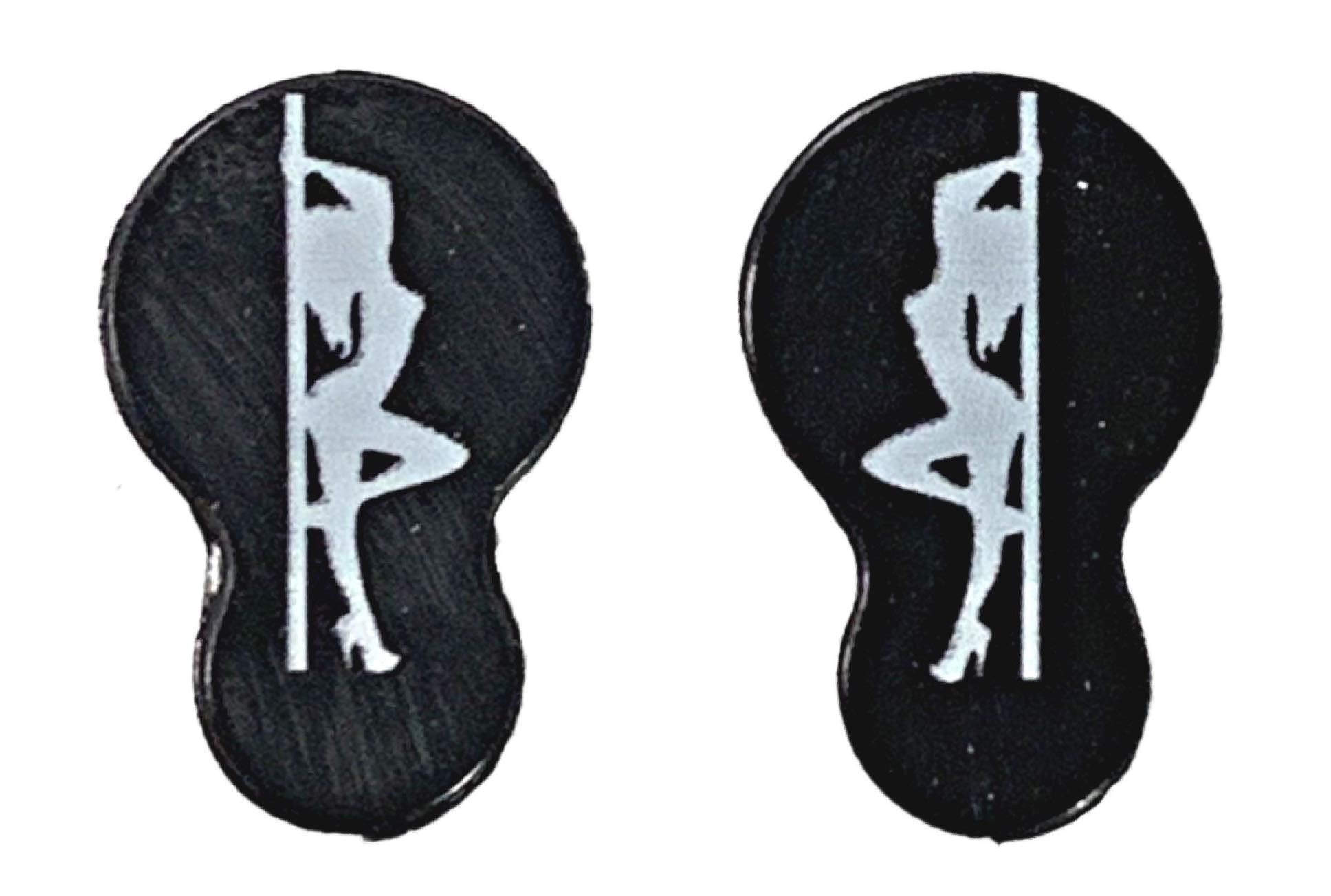 Stripper Design 2014 To 2023 Fairing Mirror Hole Plugs Compatible With Harley Davidson Street Glide (1 Pair) Flhx Ape Hanger Upgrade Will Not Fit 2013 And Older (Patented)