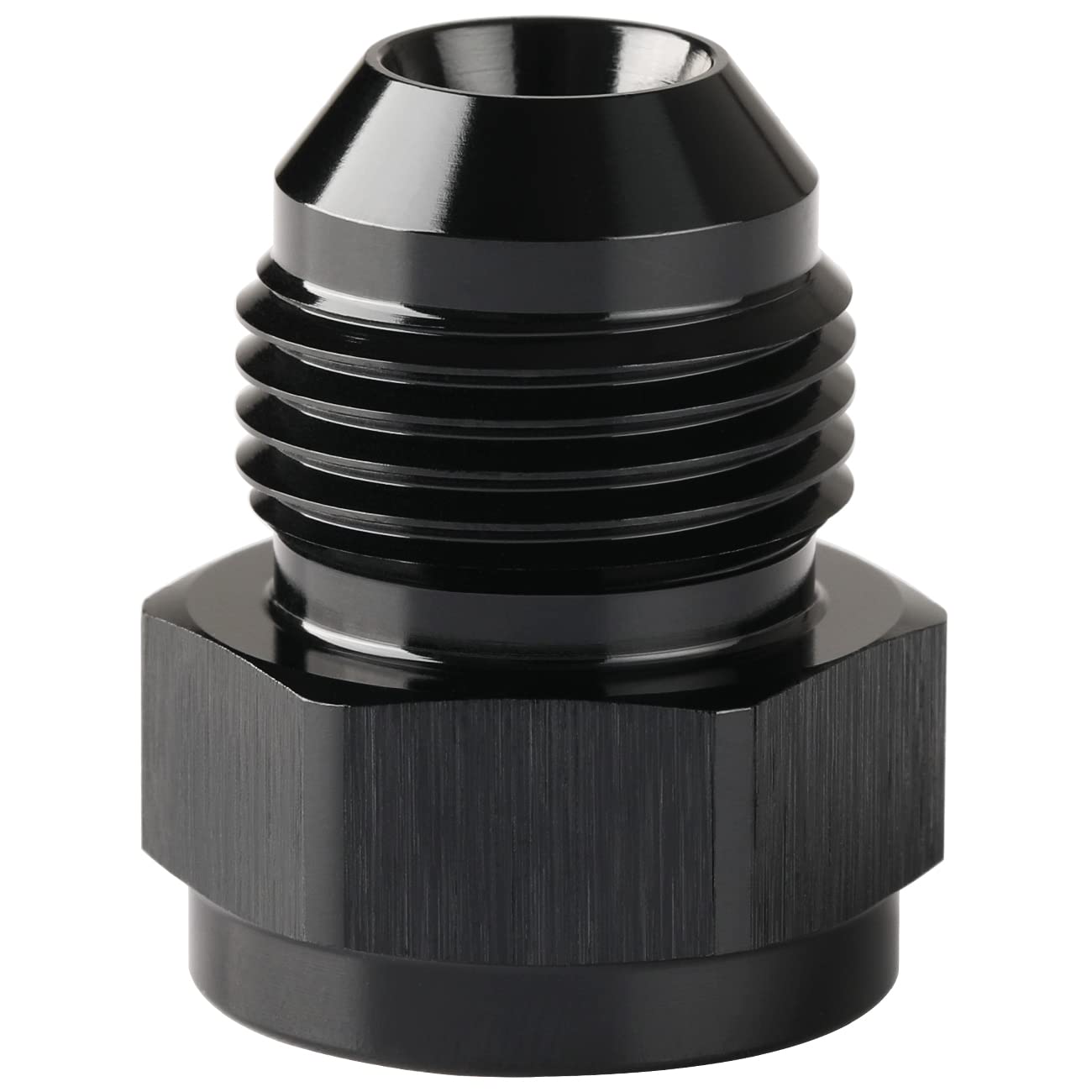Podavelle 6An Female To 8An Male Flare Expander Fitting Adapter Aluminum Black