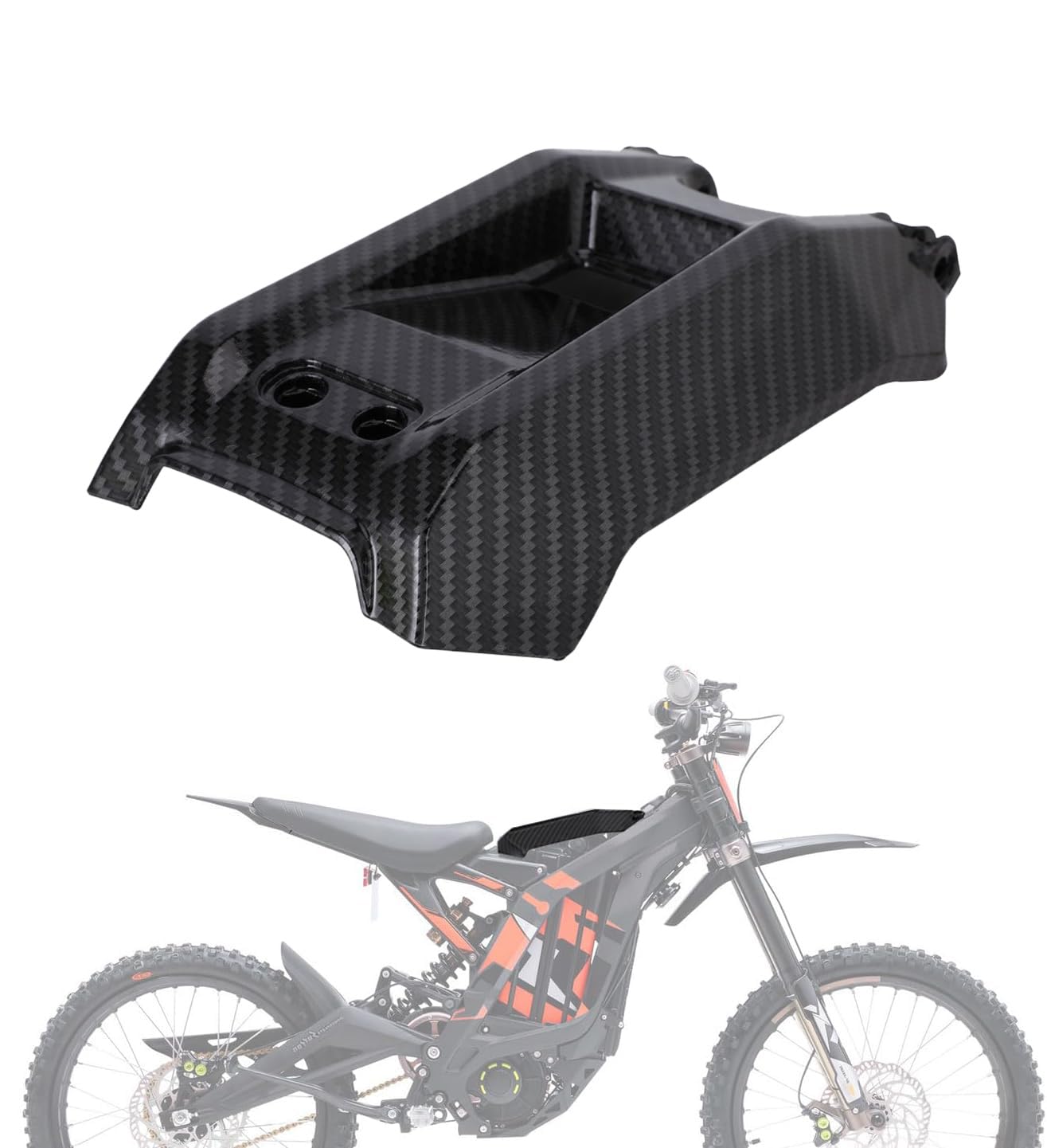 Jfg Racing Sur Ron Battery Cover Carbon Fiber Pattern For Surron Light Bee X/S Electric Dirt Bike