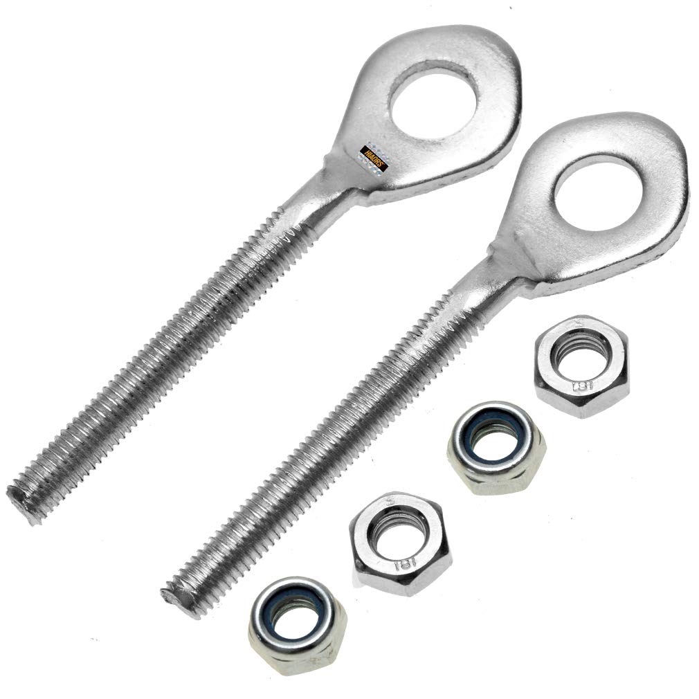 Hiaors Chain Axle Adjuster Adjusters For 50Cc 70Cc 90Cc 110Cc 125Cc 250Cc Buyang Taotao Kazuma Chinese Coolster Kazuma Peace Atv 4 Wheeler Quad Dirt Bike