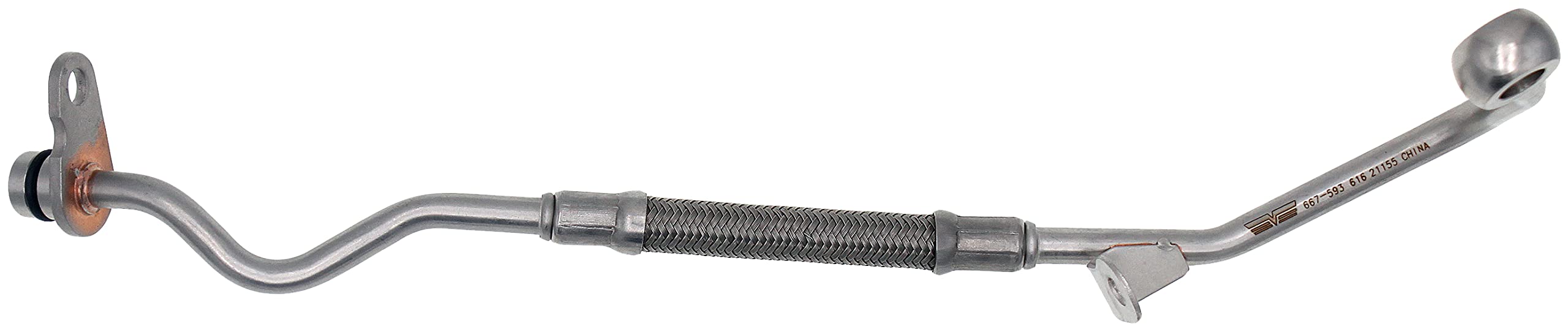 Dorman 667-593 Supply (Left) Turbocharger Oil Line Compatible With Select Bmw Models