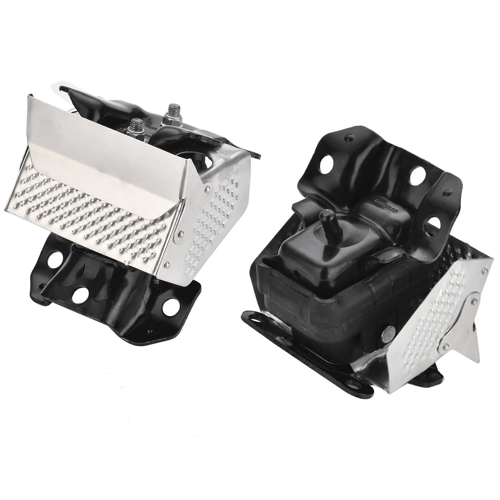 2Pcs Engine Motor Mount Kit With Heat Shield Right Left Engine Trans Mount Compatible With Gmc Sierra Yukon / Chevrolet Tahoe Silverado Suburban / Cadillac Escalade 2007-2014 Replace 15854941 A5365Hy