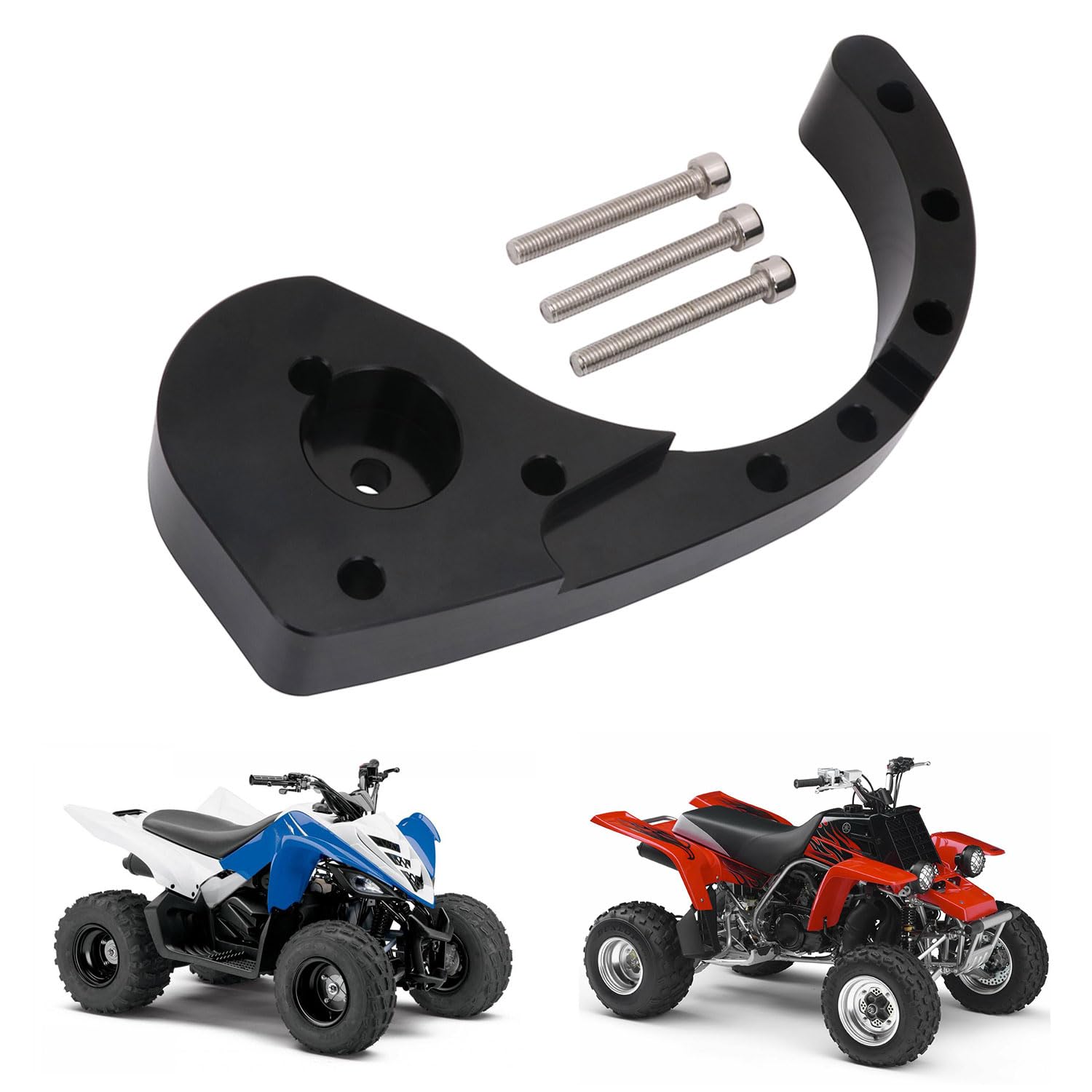 Anxin Engine Case Saver Case Protection Chain Guard Cnc For Banshee 350 Yfz350 1987-2006 Black