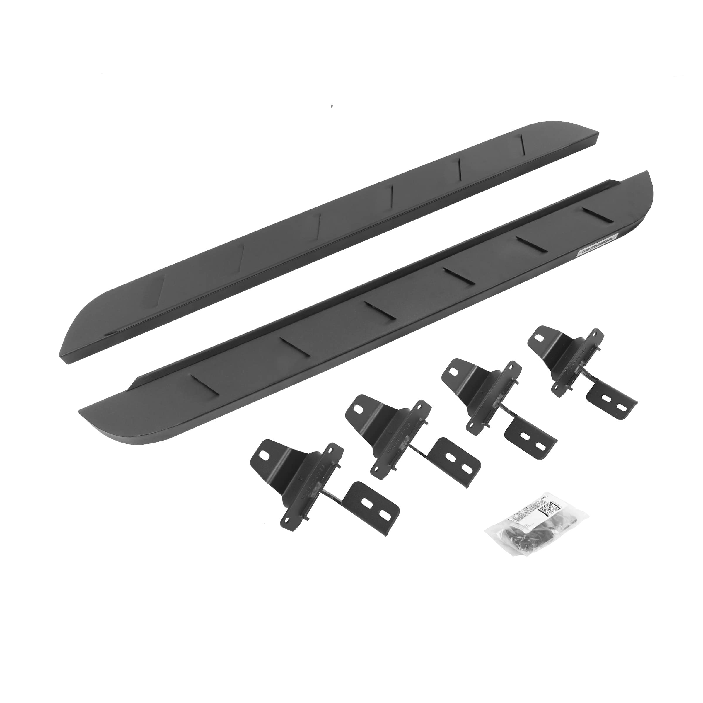 Go Rhino 63492748Spc Rb10 Slim Line Running Boards With Mounting Brackets Kit For Jeep 18-24 Wrangler (Sport Utility)