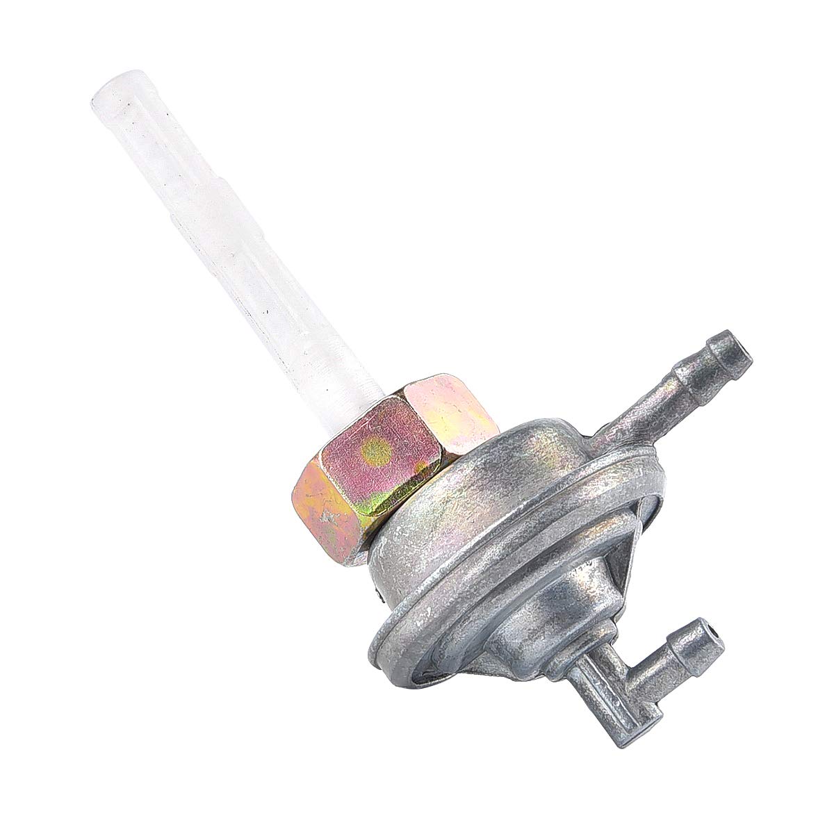 Fuel Pump Valve Petcock W/Filter Low-Tension Switch Replacement For Gy6 50Cc 60Cc 80Cc 125Cc 150Cc Atv Go Kart Moped Scooter