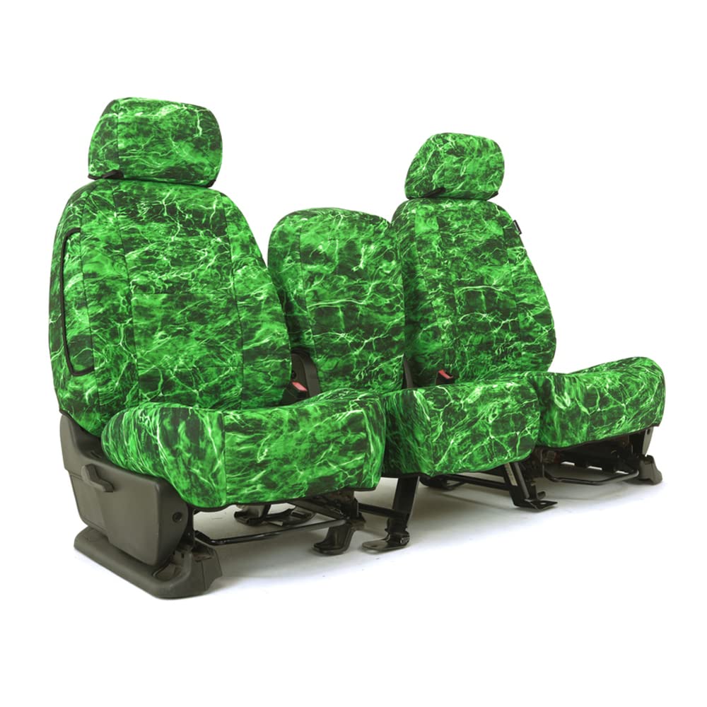 Skanda Custom Fit Seat Cover Designed For Select Nissan Models: 1 Row, Neosupreme Fabric, Mossy Oak Elements Moray Solid