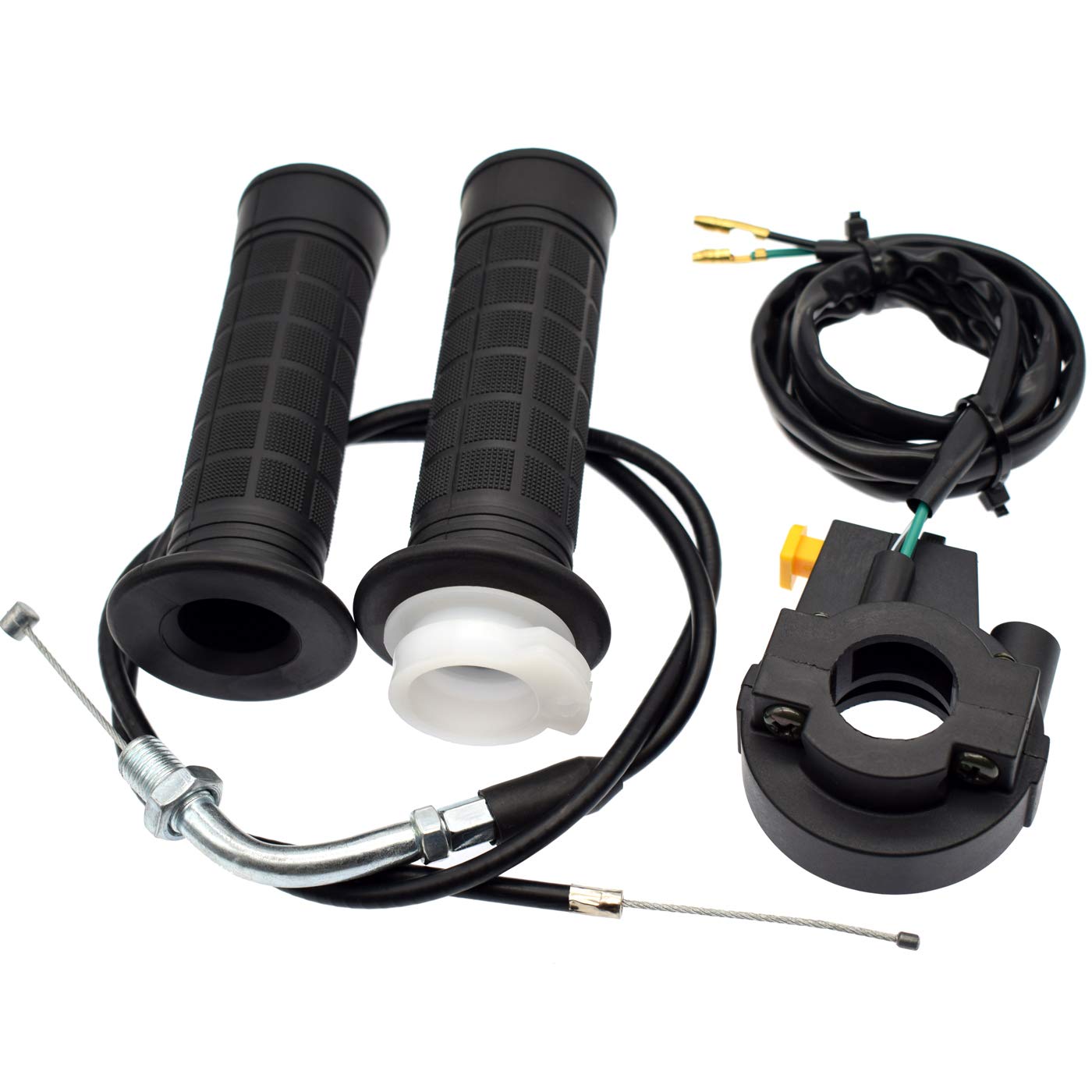 Riyitauto Twist Throttle And 36' Cable Handle Grip Kill Switch Set For 7/8' 22Mm Handlebar 49Cc 66Cc 80Cc Engine Motorized Bicycle Push Bike