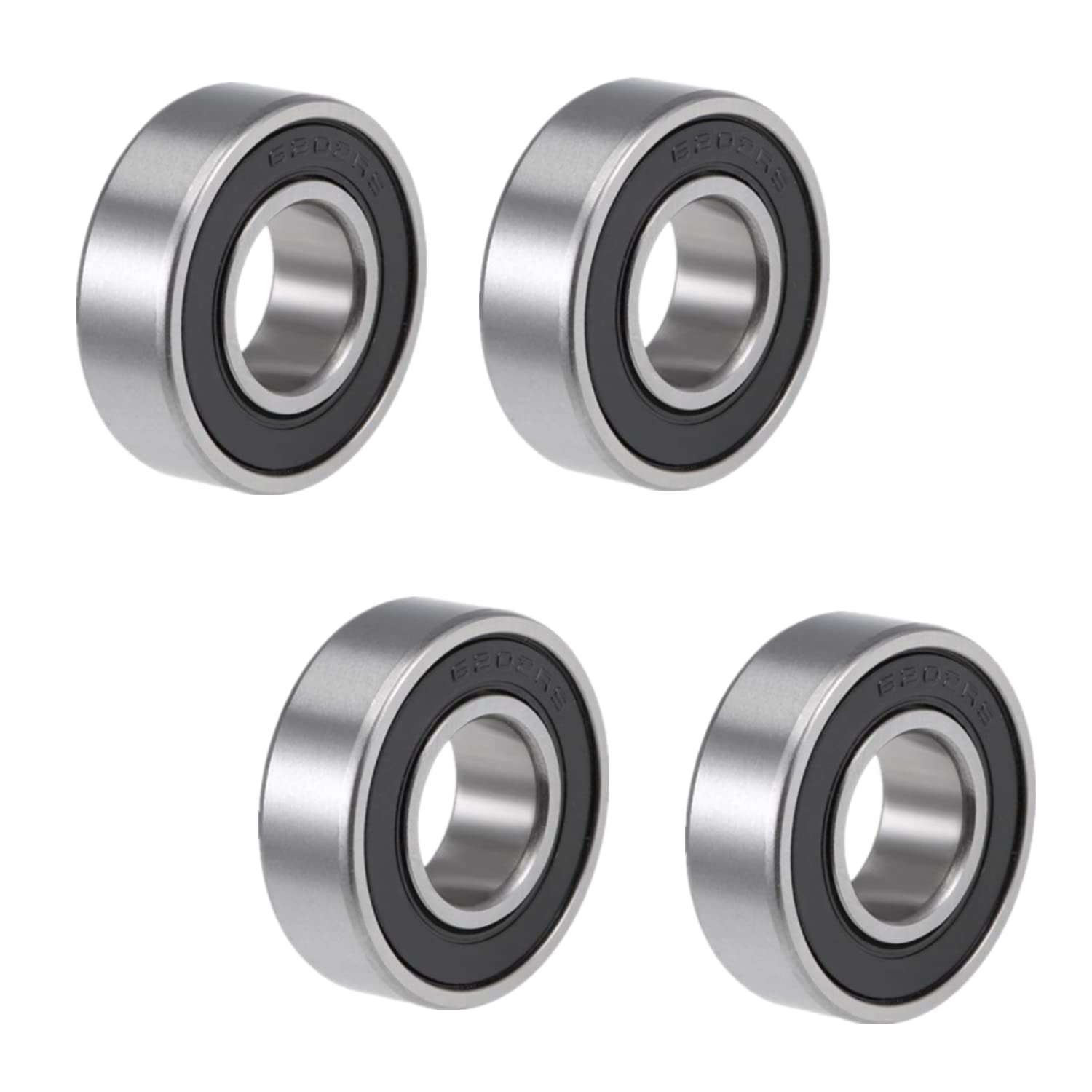 Front And Rear Wheel Bearing Set Fit Coleman Powersports Ct200U, Ct200U-Ex Trail 200 Mini Bike, Baja Mb165 Mb200 Mini Bikes Part# Gb276-89/6202Z (4, Rs)