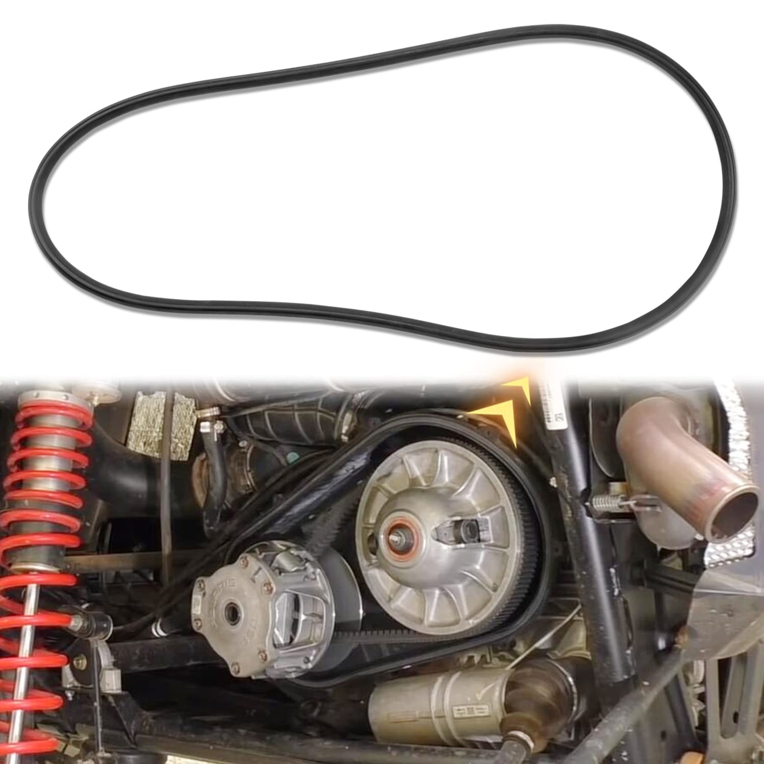 PEATOVIE Belt Box Seal Drive Clutch Gasket Cover for Polaris Sportsman RZR 800 - Durable, Reliable Replacement Part