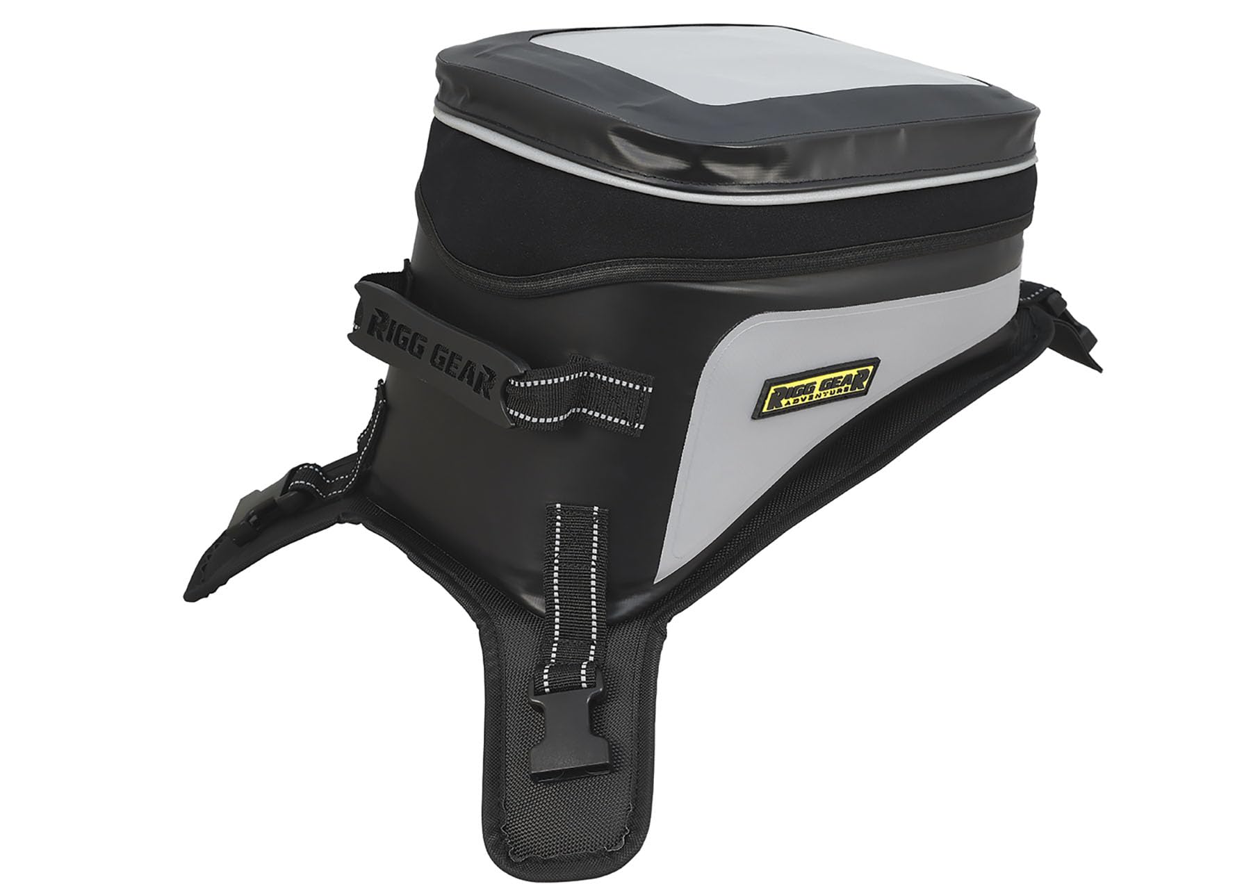 Nelson Rigg Waterproof Hurricane Adventure Tank Bag, Fits Most Honda Yamaha Kawasaki Adventure Bikes Black