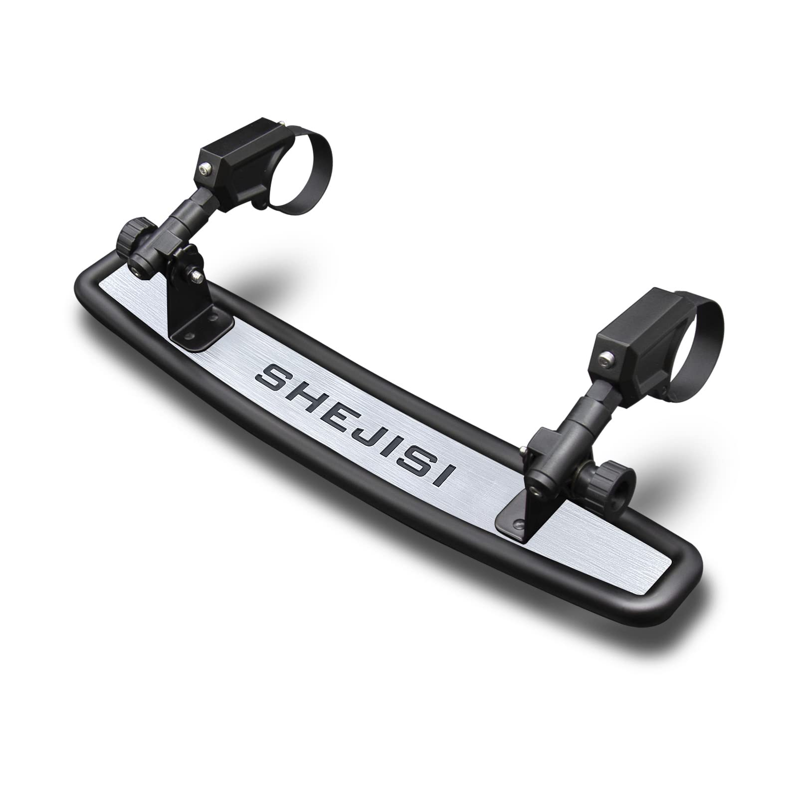 Shejisi Utv Mirrors, Aluminum Alloy Material,2024 New Rzr Rear View Mirror For 1.5' To 2' Inch Roll Cage, Adjustable For Best View, Compatible With Polaris Rzr,Kawasaki Mule, Honda Pioneer,Can Am X3