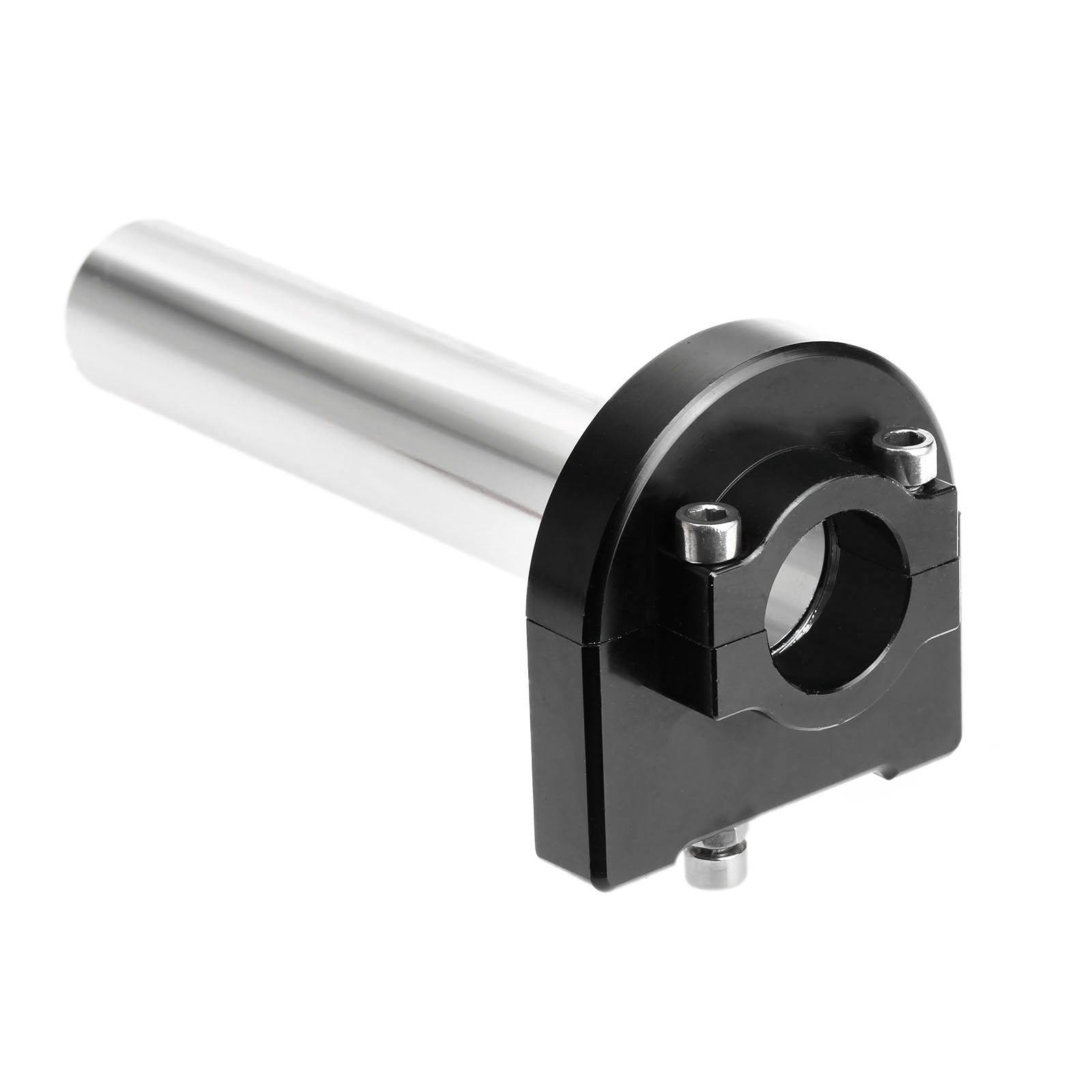 Mtsooning 22Mm 7/8' Throttle Twist Grip, Motorcycle Cnc Black Quick Throttle Tube, Aluminum Throttle Handlebar Accelerator Replacement For Kawasaki Honda Suzuki Ducati