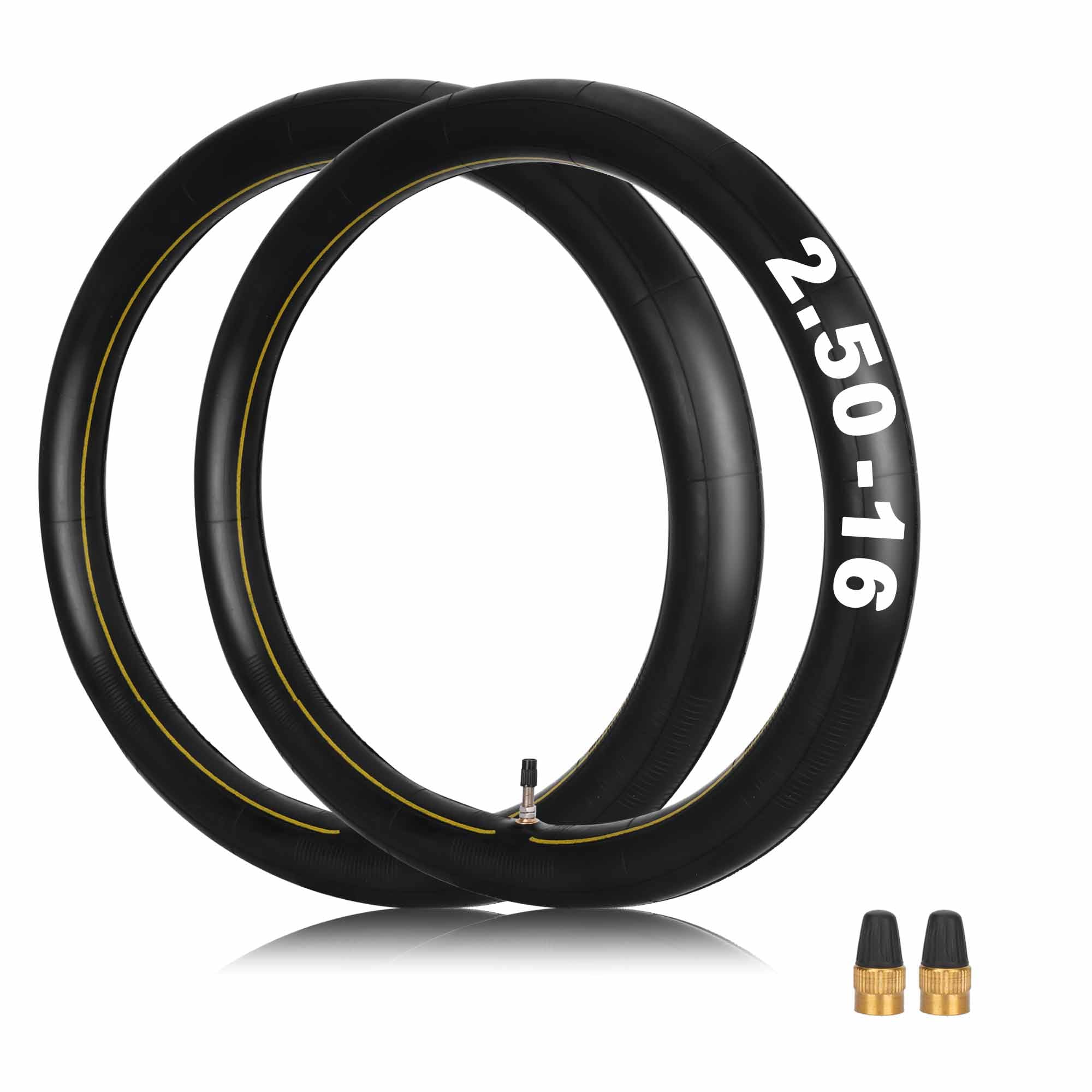 MTATCN (2-Pack) 2.25/2.50-16 Inner Tube for XR 75 80 CRF 80F Dirt Bike ATV Off Road Motorcycle, Straight Valve Stem