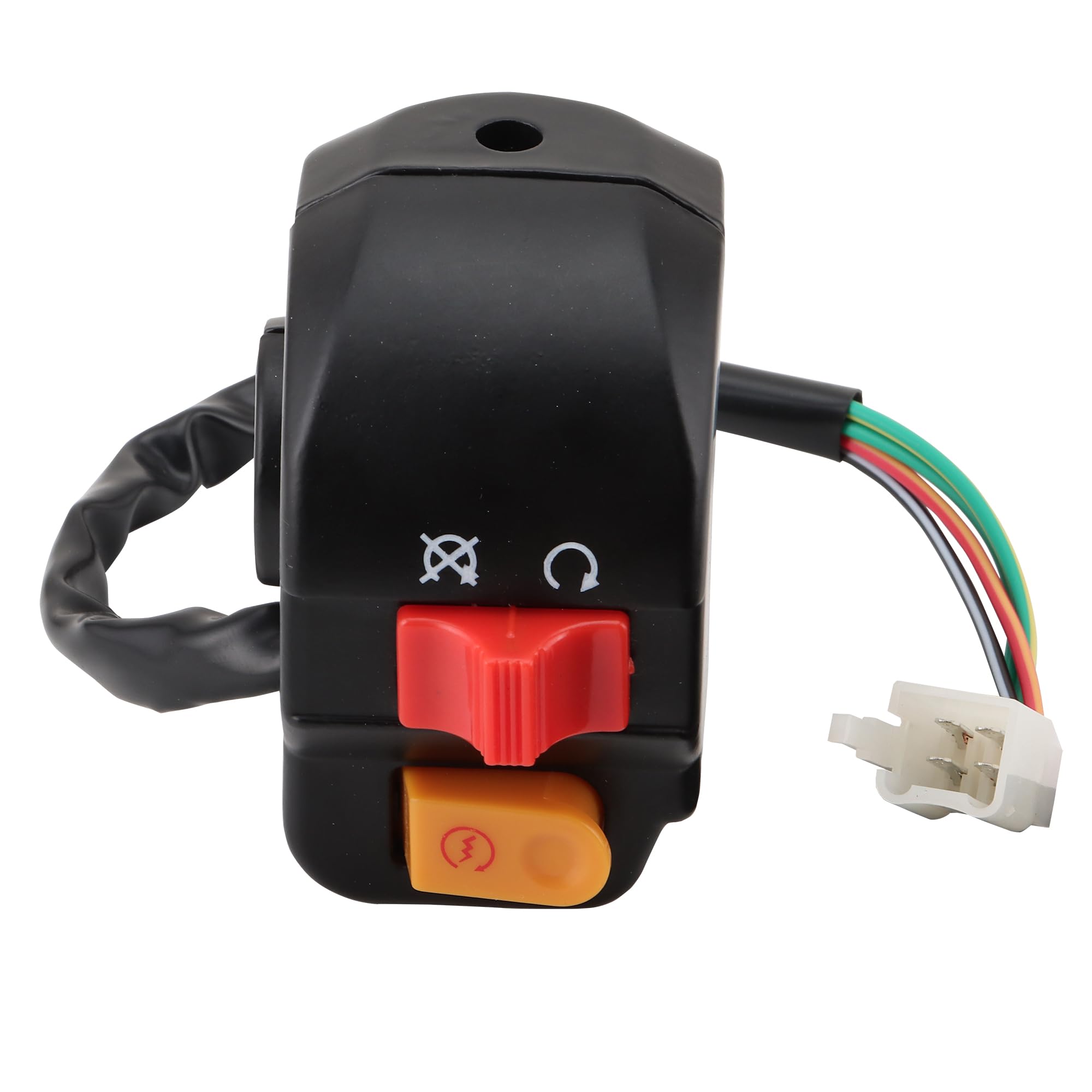 Woostar 7/8' 22Mm Handlebar Right Start Switch Assembly Replacement For Taotao Speedy 50 Pony 50 Vip 50 Jet 50 Powermax 150 50Cc 150Cc Qmb139 Gy6 Scooter