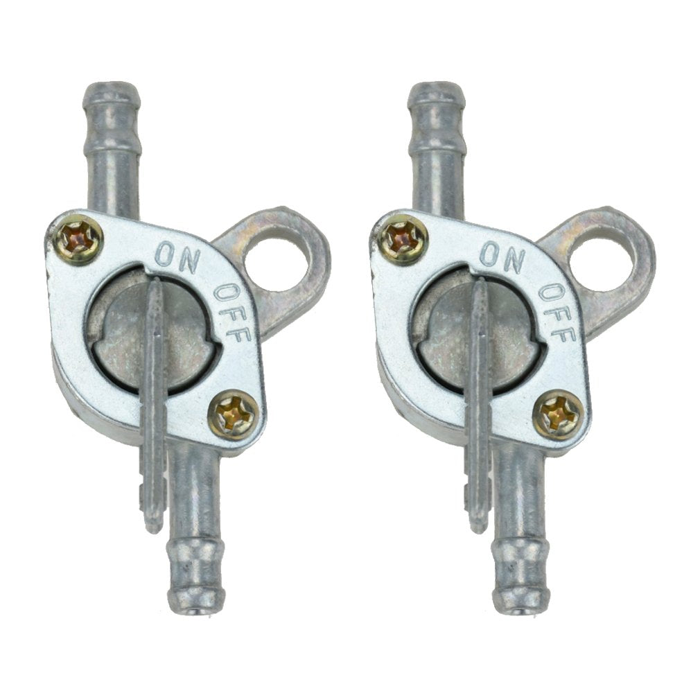 Universal Motorcycle Inline Fuel Petcock Shut Off Valve For Baja 90Cc Ba150 150Cc Atv X15 X18 X22 Nini Pocket Bike 50Cc 110Cc 125Cc 70Cc Go Kart Buggy Scooter Moped Pack Of 2Pcs