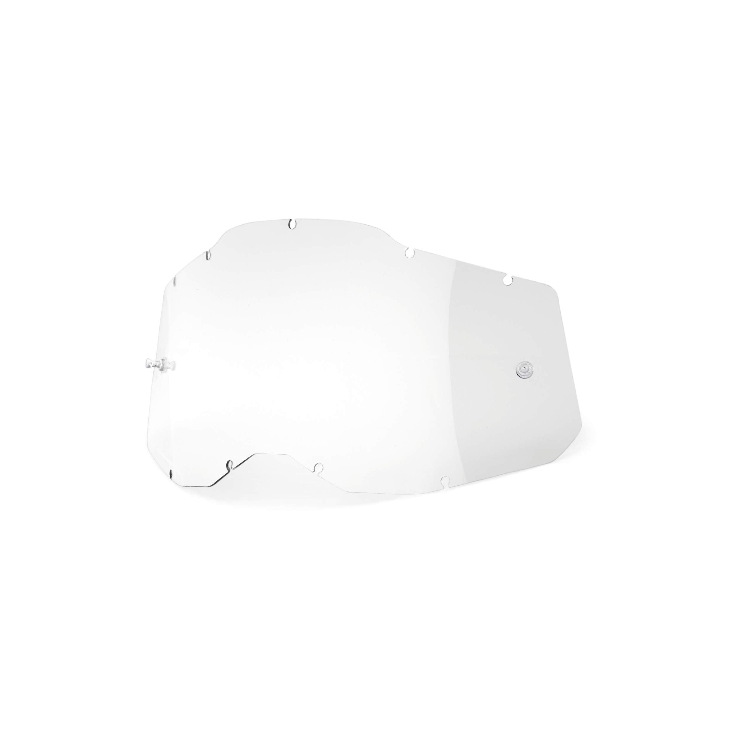100% Goggle Replacement Lens - Rc2/Ac2/St2 Compatible (Clear)