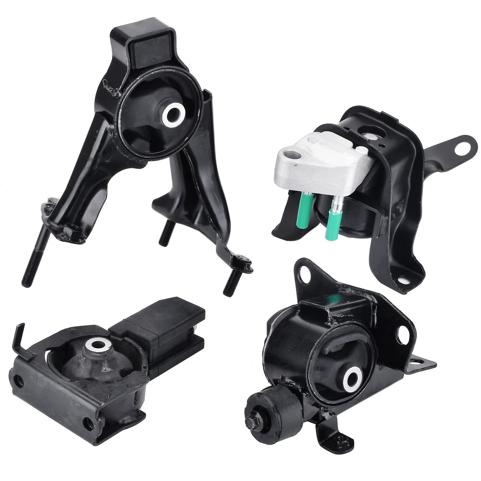 4Pcs Engine Motor Transmission Mount Kits Compatible With Corolla Matrix Pontiac Vibe 1.8L 2003-2008 Engine Trans Mount Replace A4218 A4219 A4220 A4221