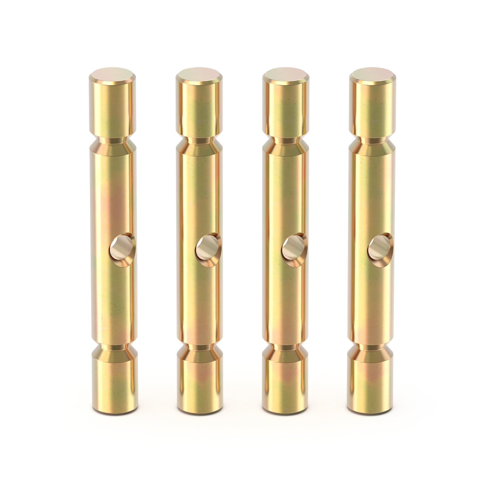 Palpitatec 2205063 Shear Pin Compatible With Polaris Atv 2015-2019 Sportsman Fits Polaris Atvs Snow Plow Glacier Plow Parts For Snow Plow Glacier Pro Replacement Accessories - Gold (4Pcs)