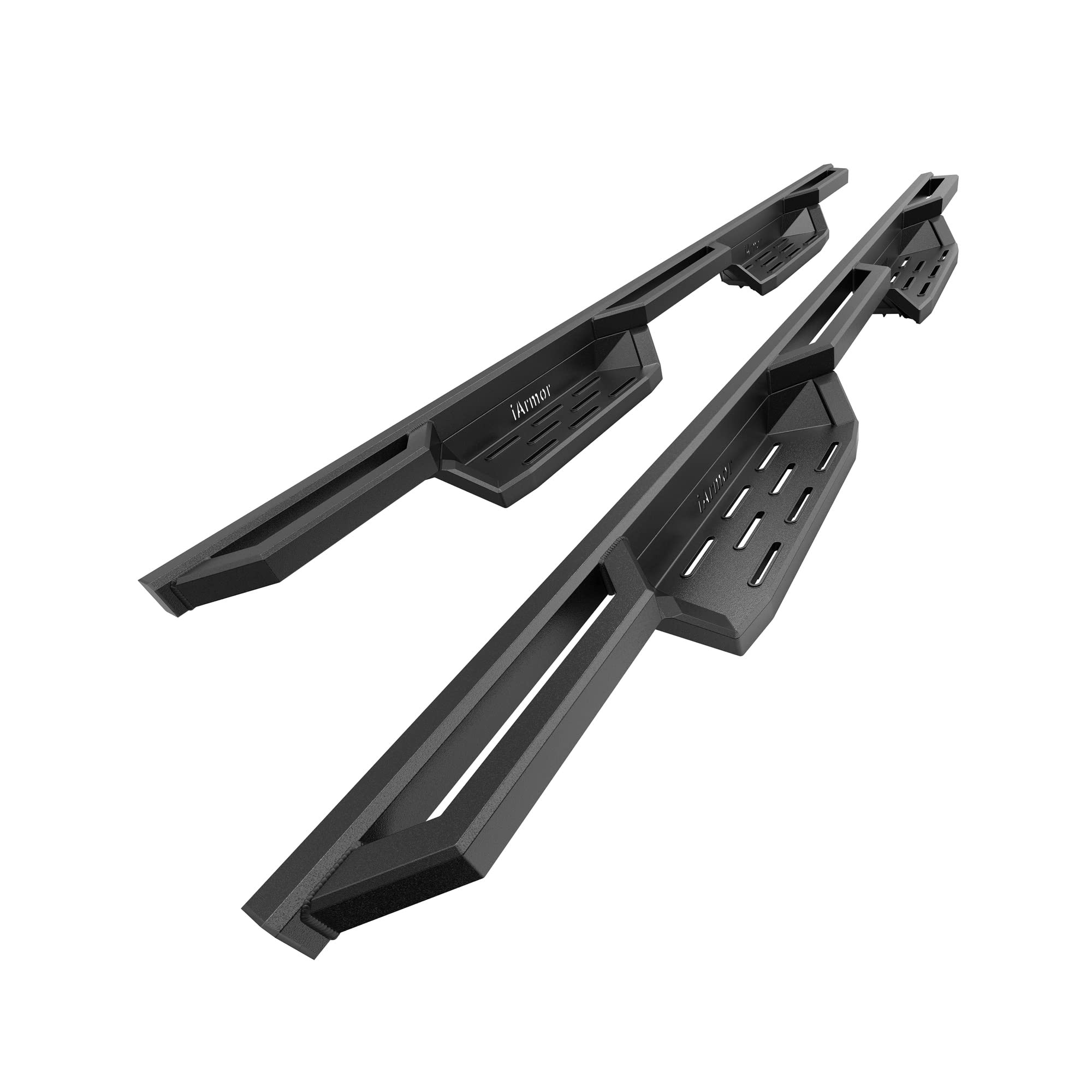 Hd Ridez Pocket Drop Steps Armor Compatible With Ford F250 F350 Super Duty 1999-2016 Crew Cab (Nerf Bar Side Steps Side Bars)