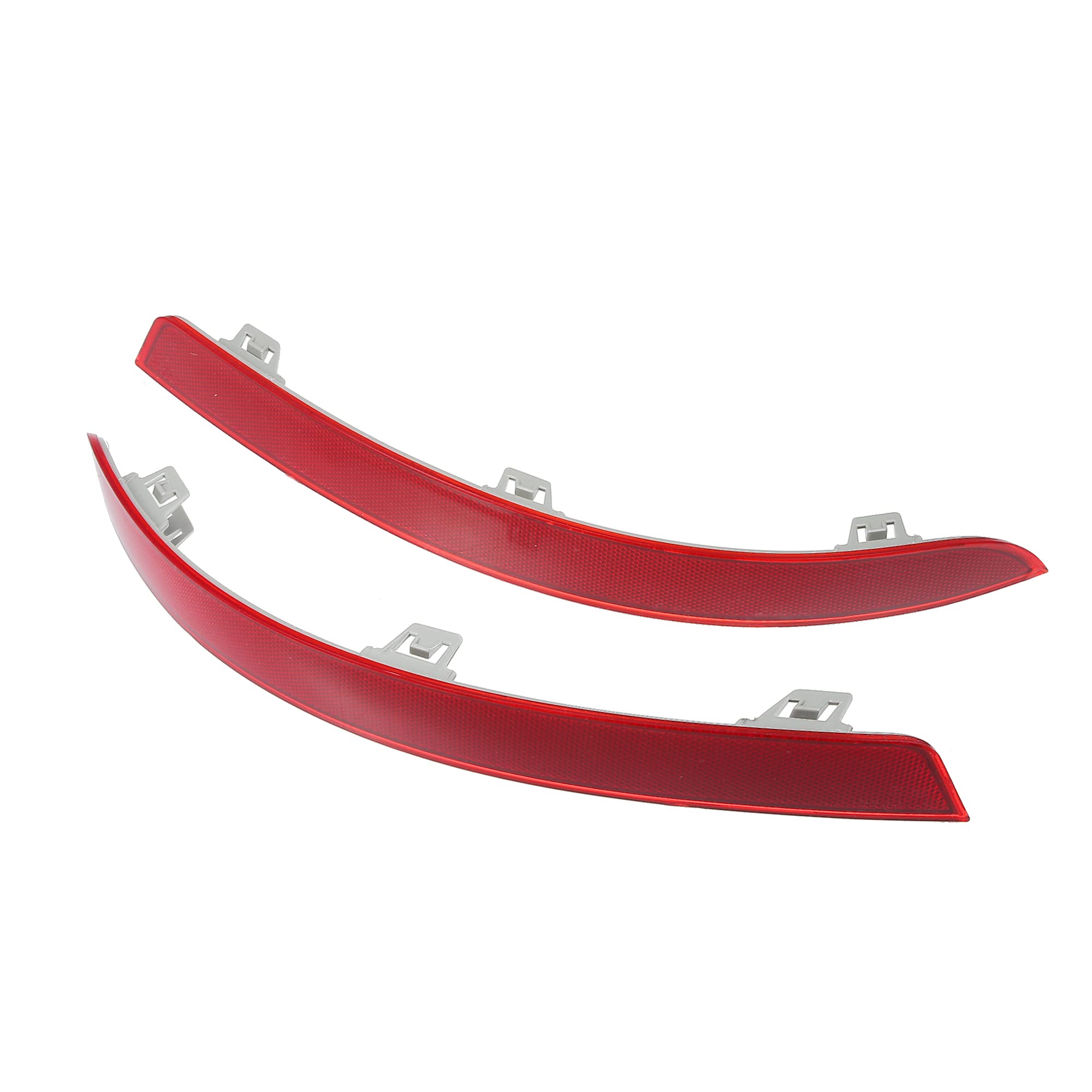 A Absopro Rear Bumper Reflector Light 1668200374 For Mercedes Benz Gls450 2017-2019 Abs Red Gray