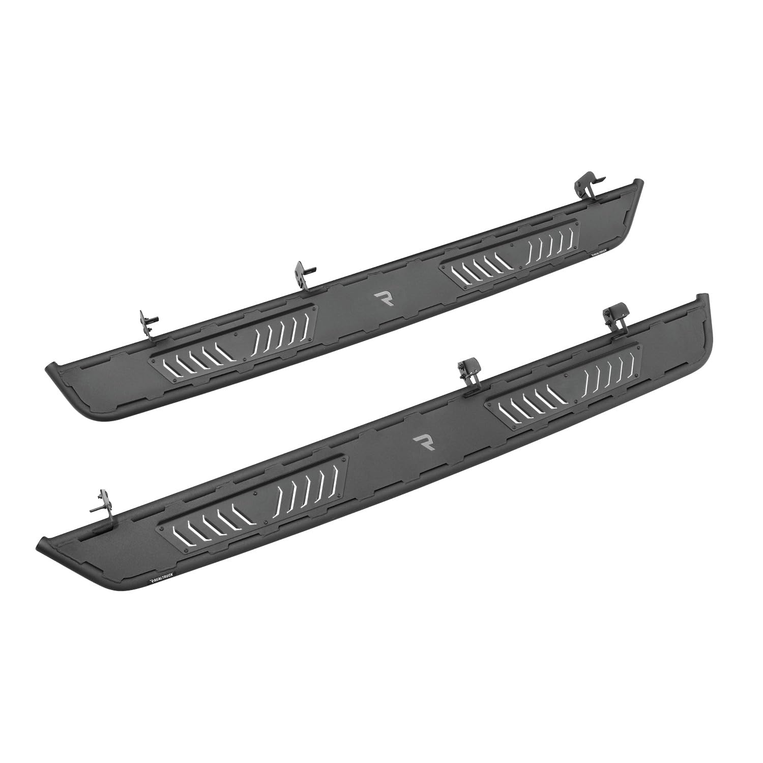 N-Fab Roan Running Boards For Ford Bronco | Wheel-To-Wheel, Extra Large 5.5' Step Plate, Textured Black | Nbf214B-Tx | Fits 2021-2024 Ford Bronco 4-Door Suv, Srw Gas