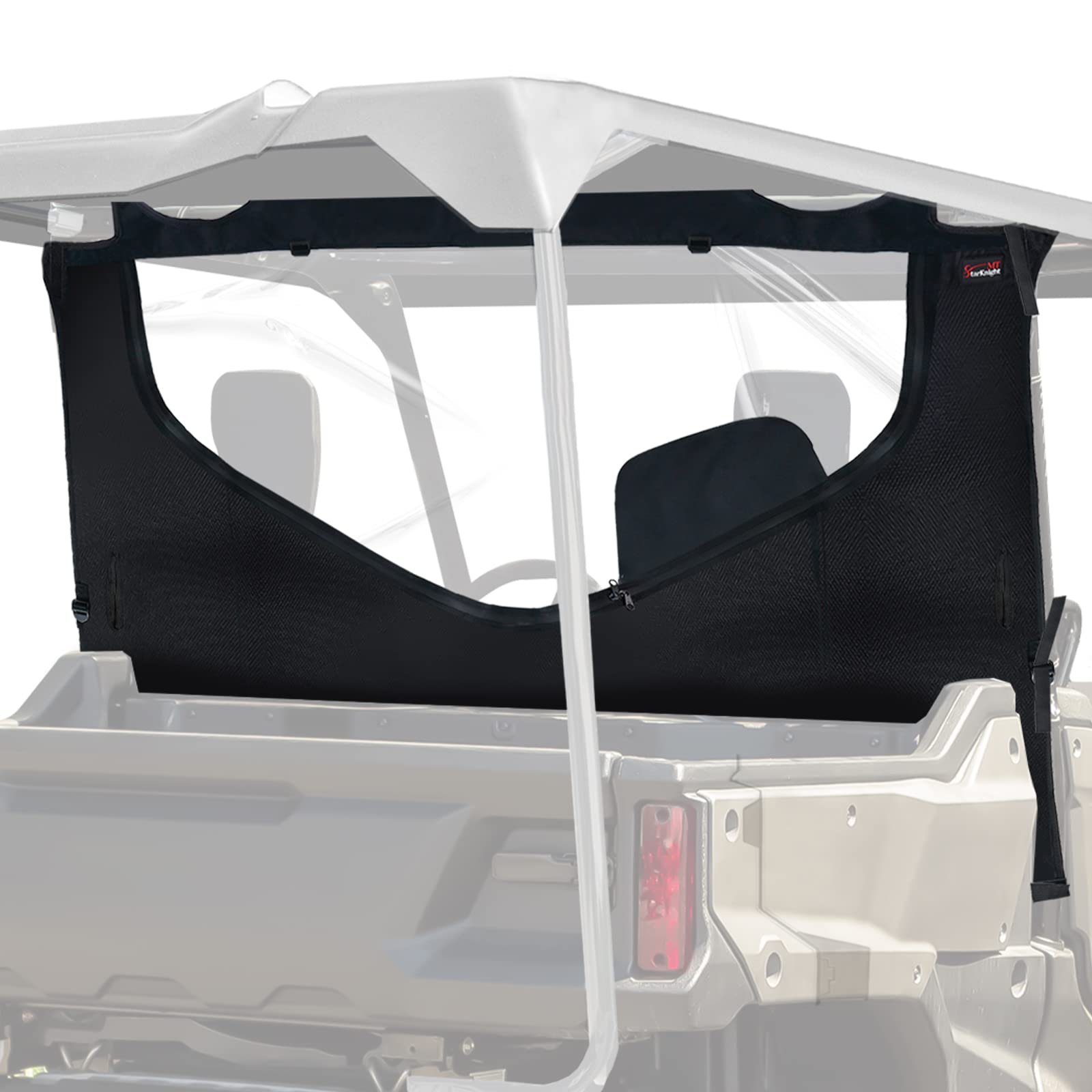 Pioneer 1000-5 Rear Window - Starknightmt Waterproof Utv Mid Panel With Zipper Compatible With Pioneer 1000-5 2016-2024 0Sr95-Hl4-211A Pioneer 1000 5 Accessories