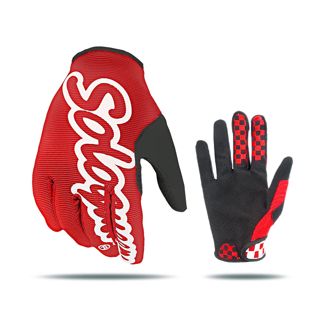 Solo Queen Sim-Racing Gloves For Simulator Steering Wheel Games And Karting Glove (Red, M)