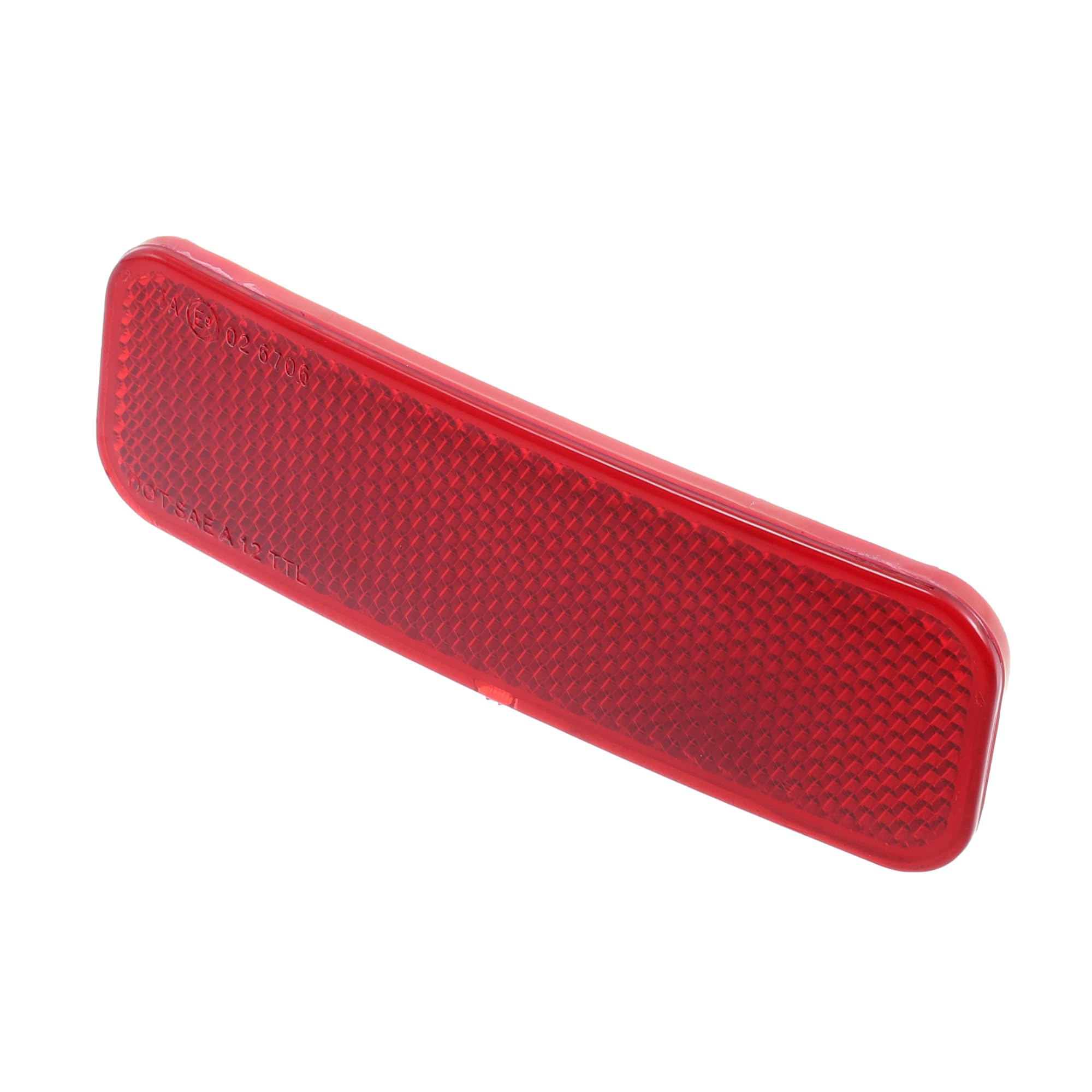 X Autohaux 1 Pcs Driver Side Rear Left Side Bumper Reflector For Ford Transit Connect 2014-2022 Bk2Z-13A565-A Abs Red