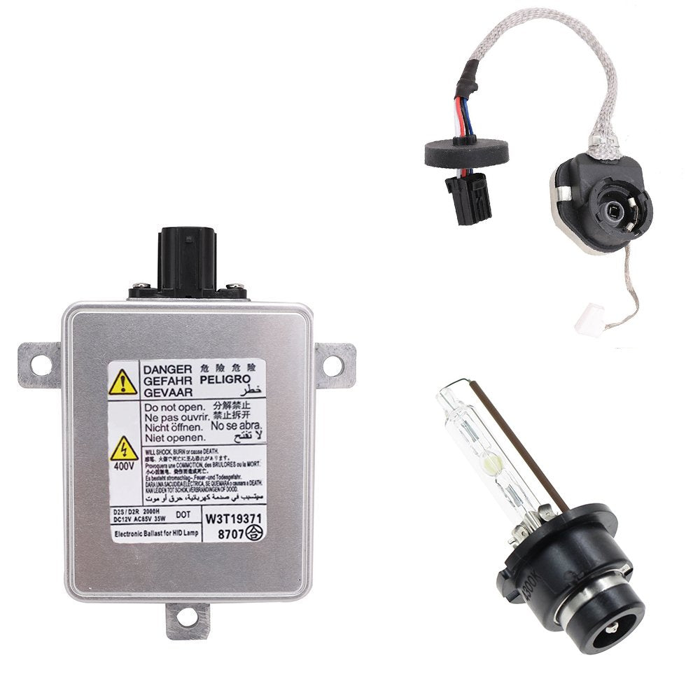 W3T19371 Xenon Headlight Ballast With Igniter And D2S Bulb For 2006-2014 Acura 2004-2014 Honda 2007-2014 Mazda 2007-2012 Mitsubishi W3T15671 W3T16271 W3T20971