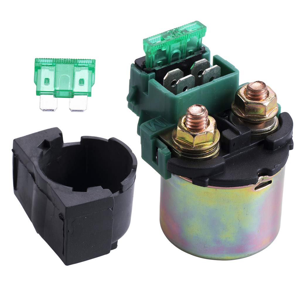Cncmotok Starter Relay Solenoid For Kawasaki Bayou 220 Klf220 1988-2002 Bayou 250 Klf250 2003-2010 Klx650 1993-1996 Vulcan 800 1996-2005 Honda Vt750C Shadow 2000 Suzuki Gsxr750 1993 Atv Scooter