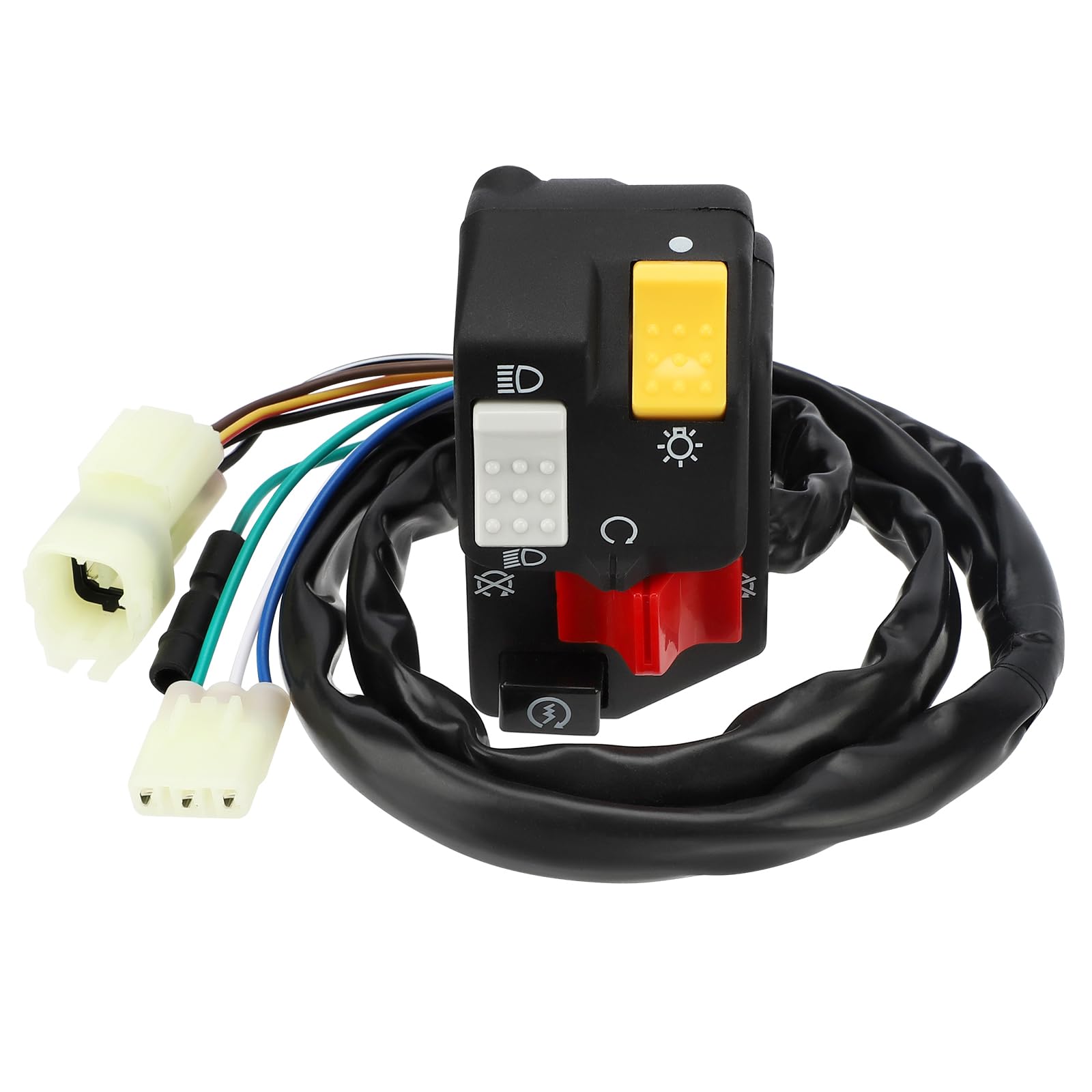 M Mati Left Handlebar Start Kill Stop Headlight Switch For Honda Trx250 Trx250Ex Sportrax 250 Ex 2006-2007 35200-Hn6-A31