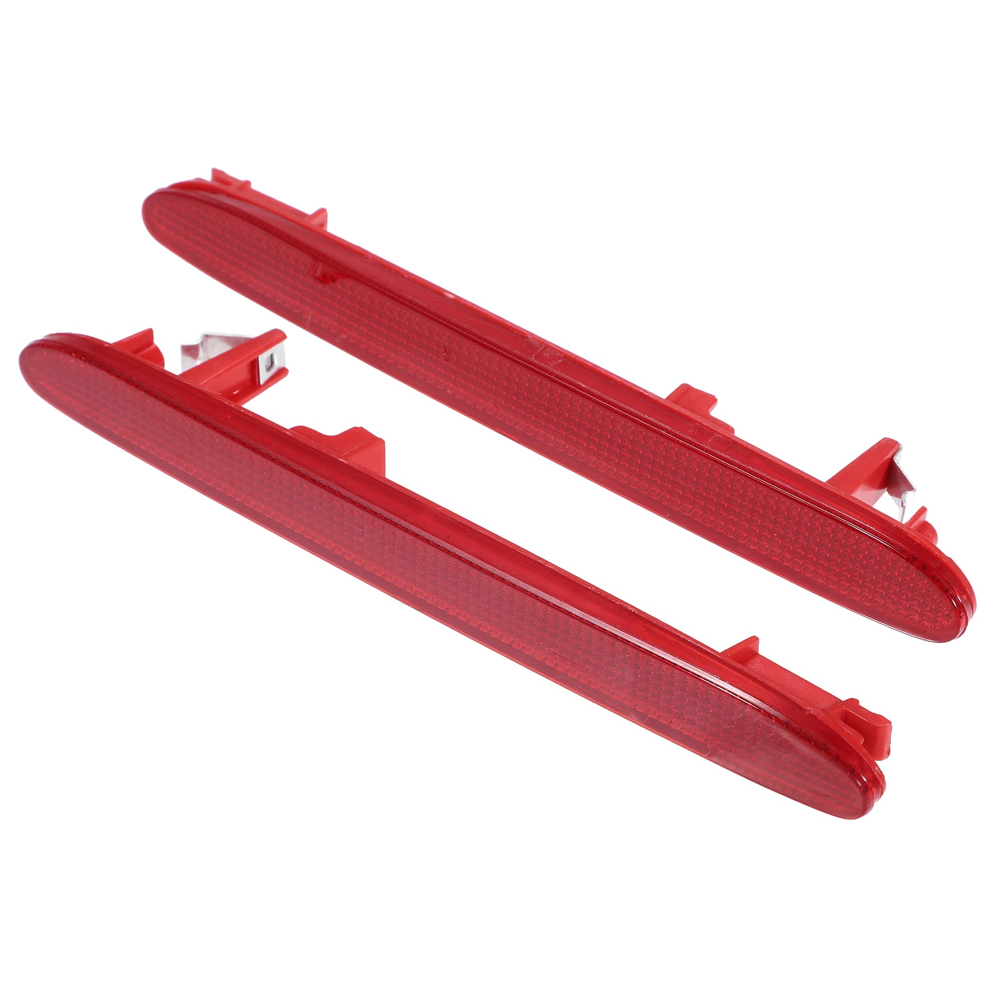 A Absopro Car Rear Left Right Bumper Reflector 33555-Sea-013 33505-Sea-013 For Honda Cr-V Ex Lx Se 2005-2006 Plastic Red (Set Of 2)