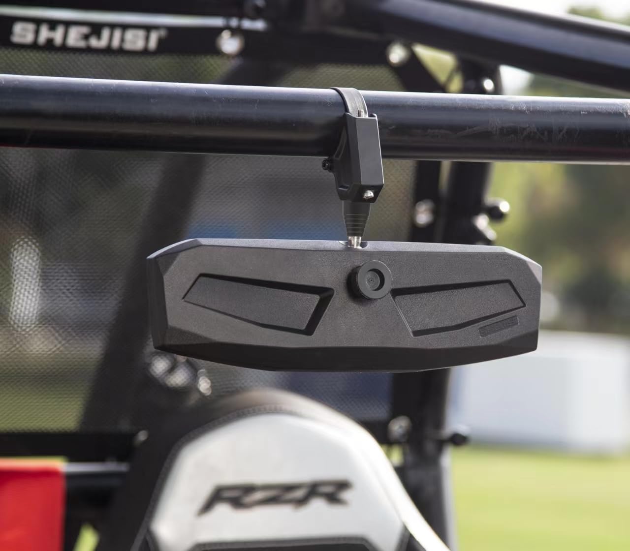 Shejisi Utv Rearview Mirror For 1.5' To 2.0'Inch Roll Cage, New Rzr Mirrors With Simple Adjustment Of Viewing Angle, Compatible With Polaris Rzr, Can Am Commanders, Honda Pioneer Sxs, Kawasaki Mule